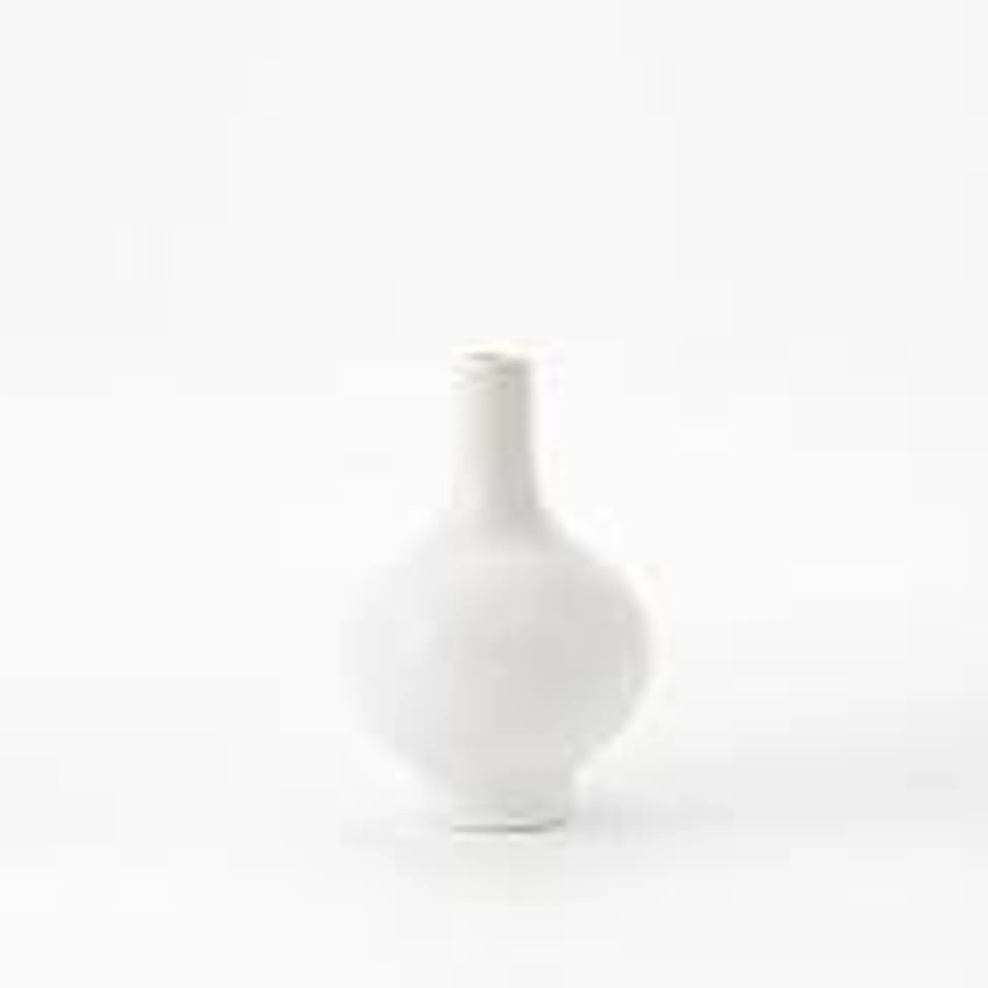 Reactive Glaze White Ceramic Vases