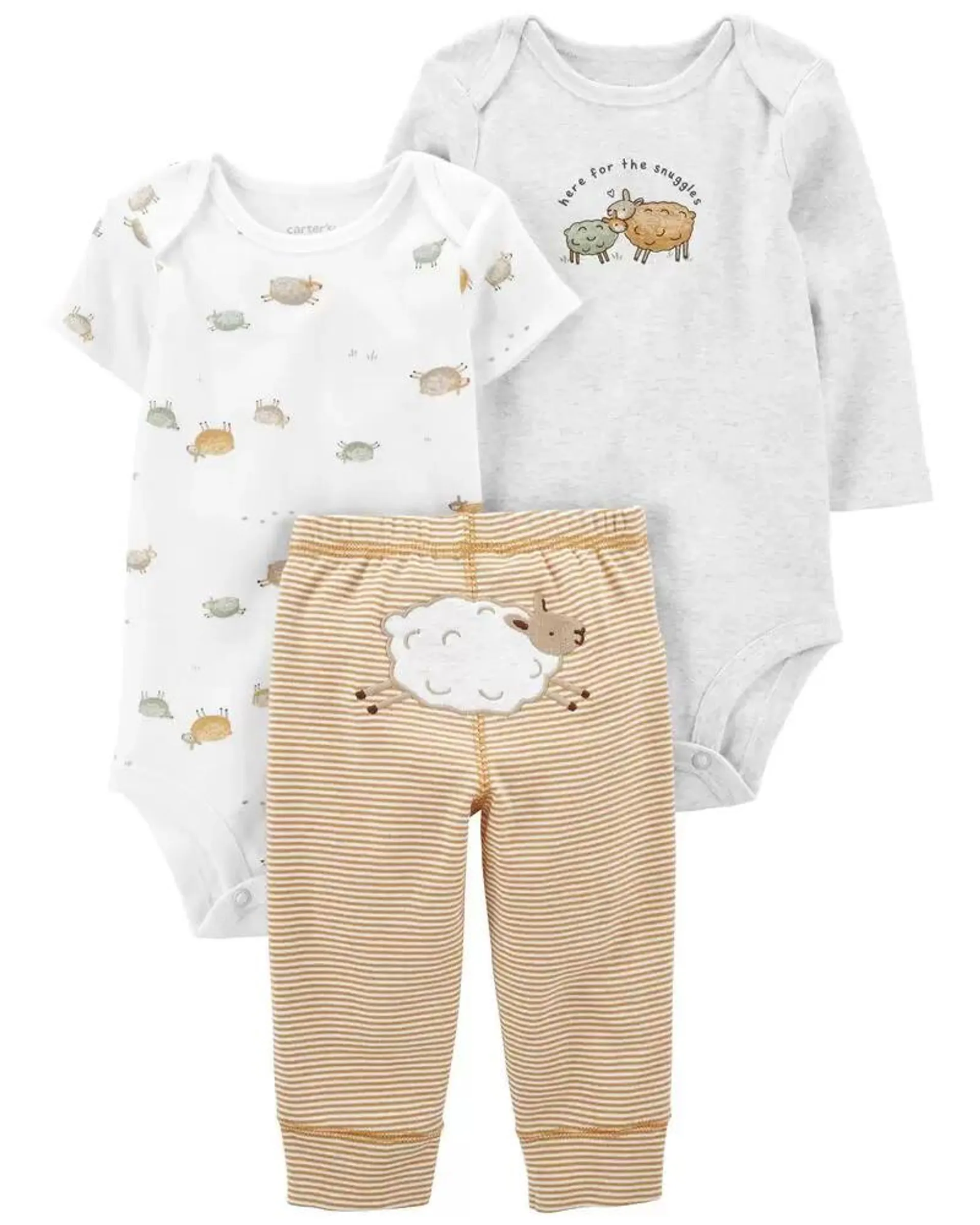 Baby 3-Piece Lamb Outfit Set