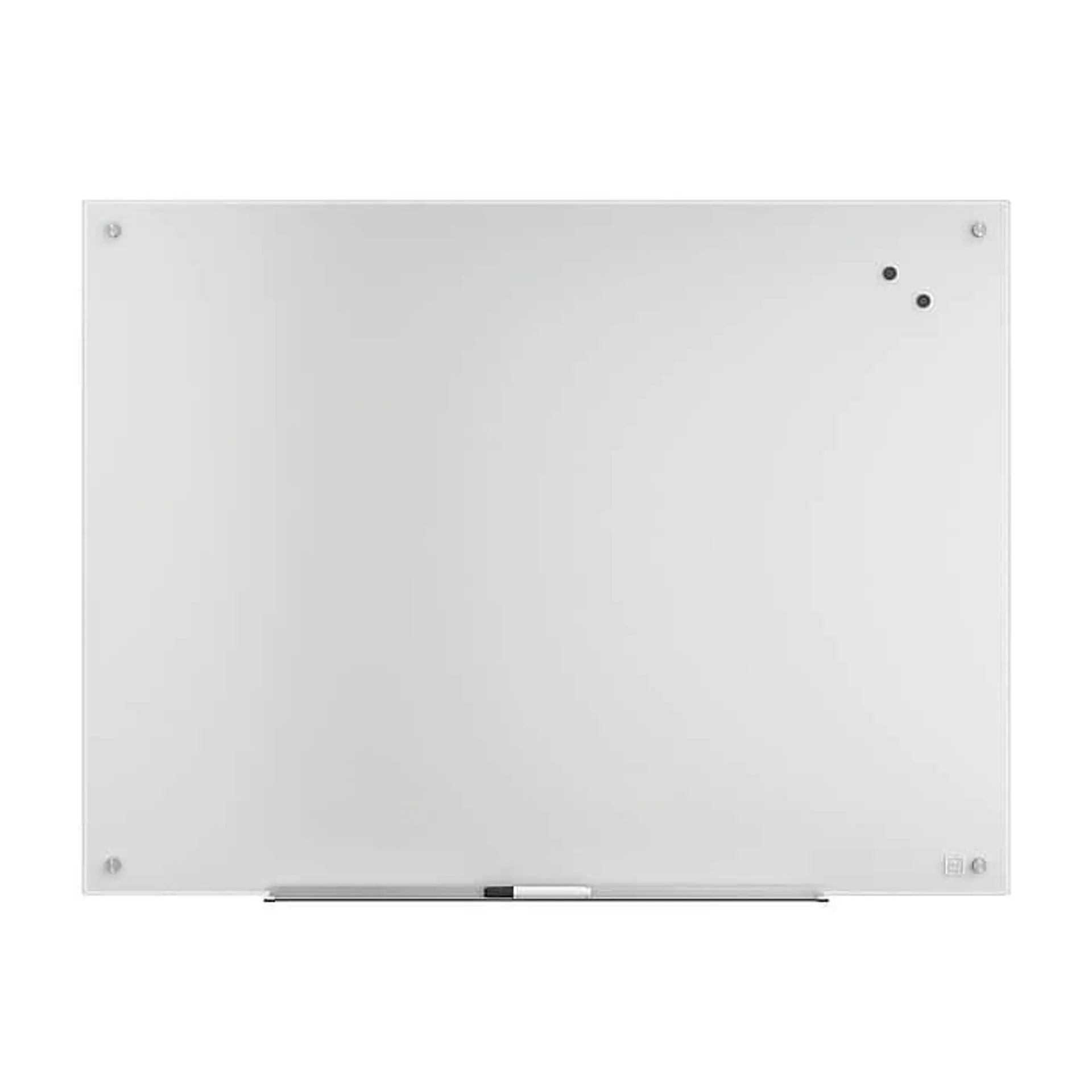 TRU RED™ Magnetic Tempered Glass Dry Erase Board,