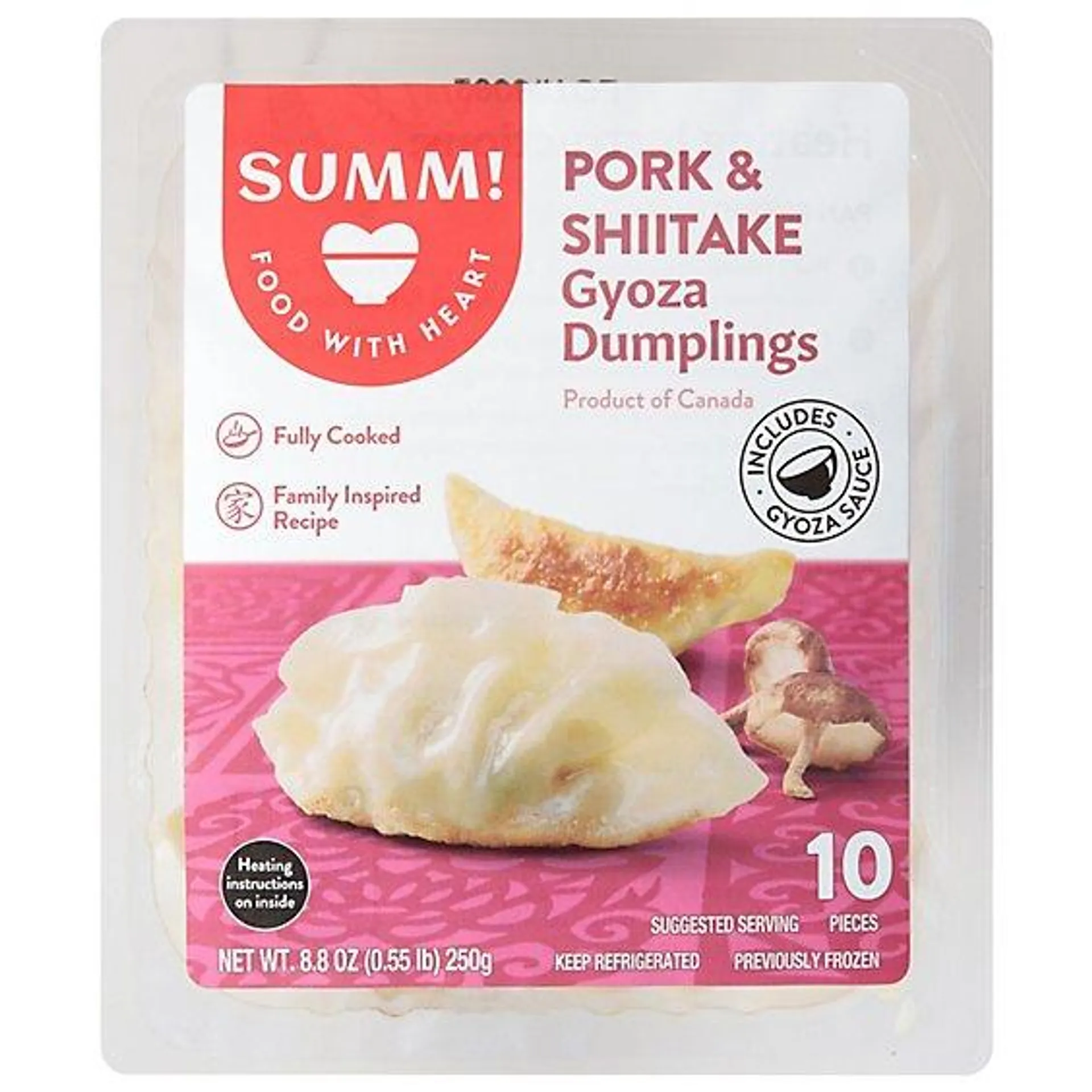 Pork And Shiitake Gyoza Dumplings - 8.8 Oz