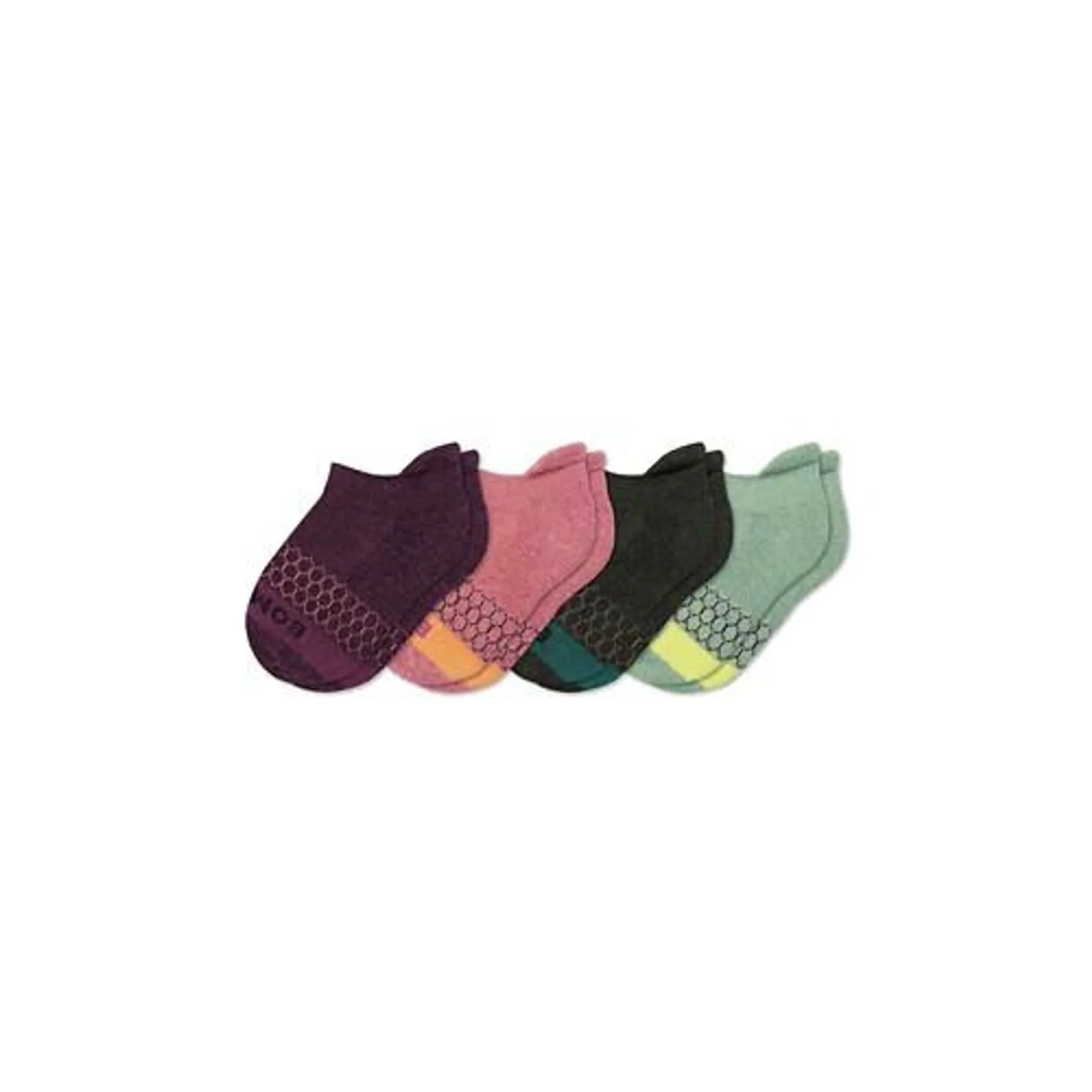 Youth Bombas 4 Pack Ankle Socks