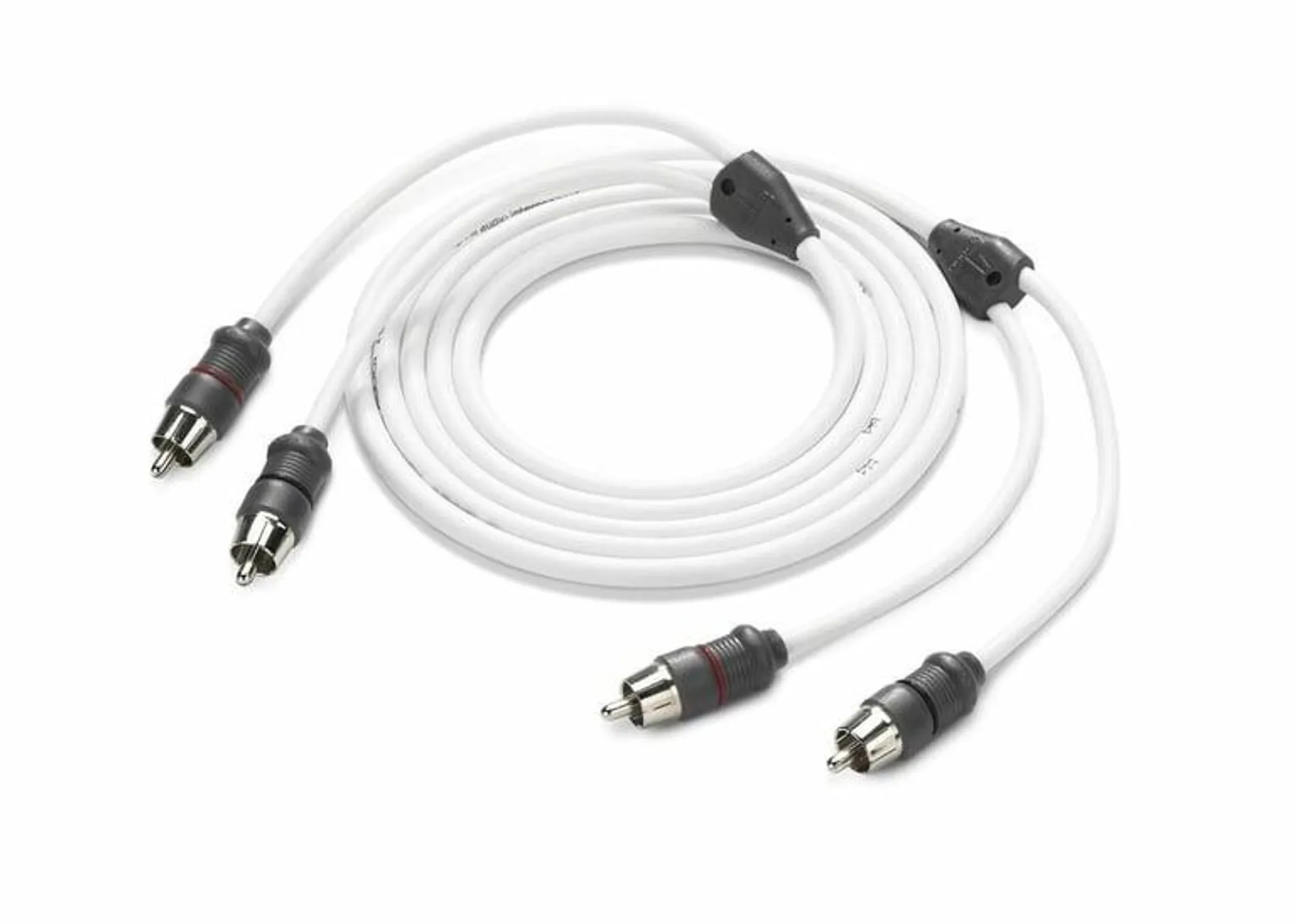 JL Audio XMD-WHTAIC2-6 White 2-Channel RCA Cable