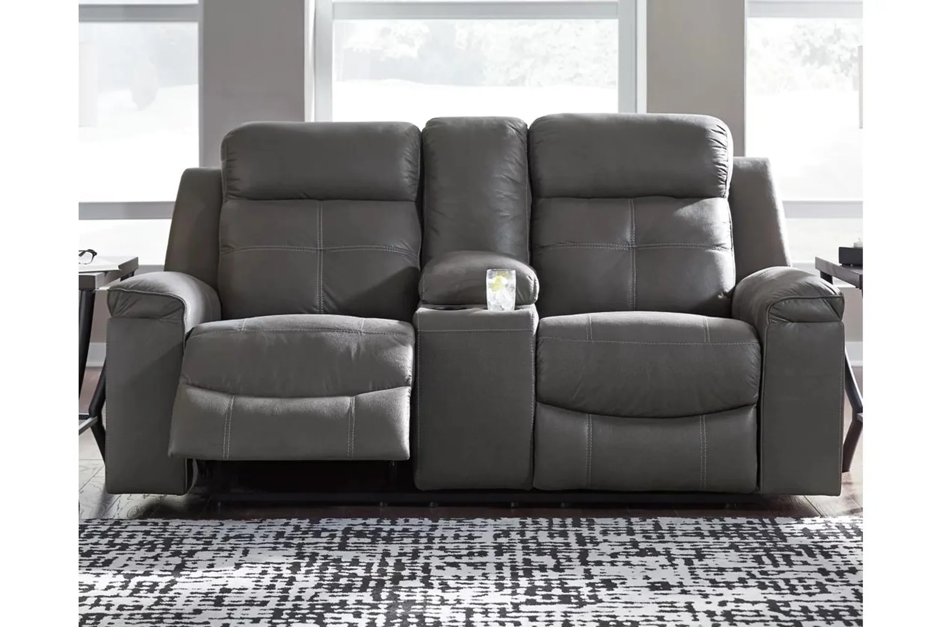 Jesolo Manual Reclining Loveseat with Console