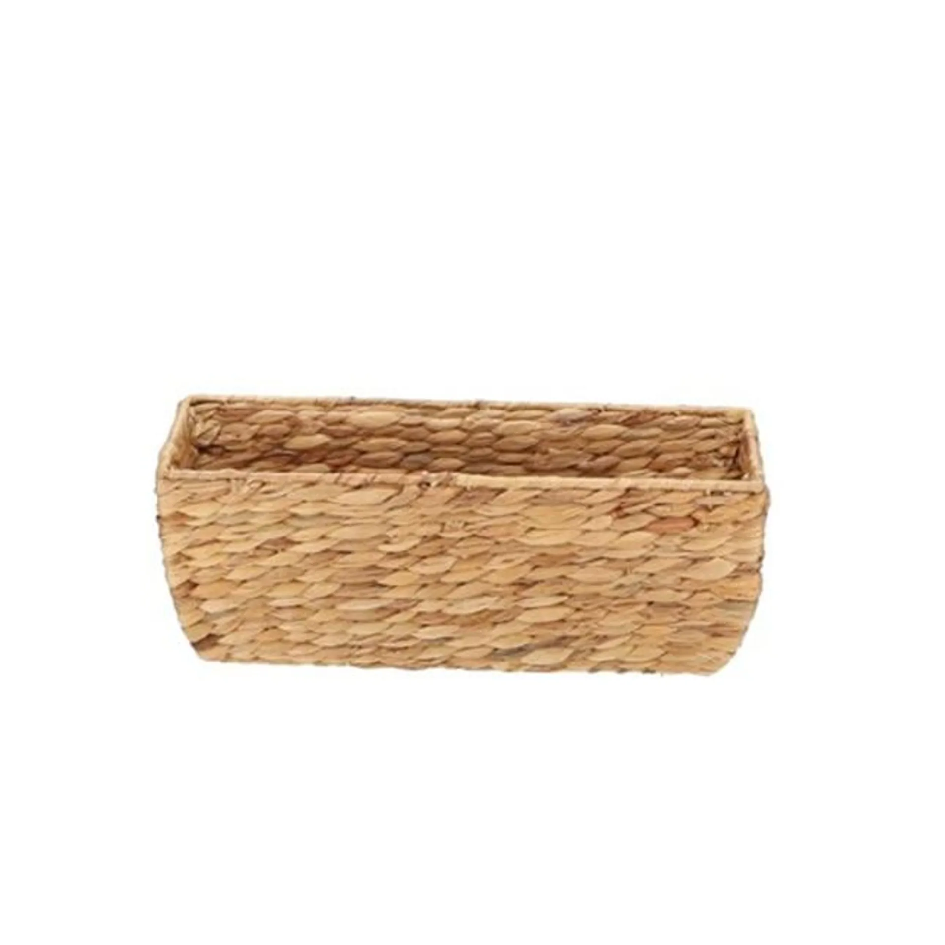 allen + roth ( 6-in W x 6-in H x 16-in D ) Natural Water hyacinth Basket