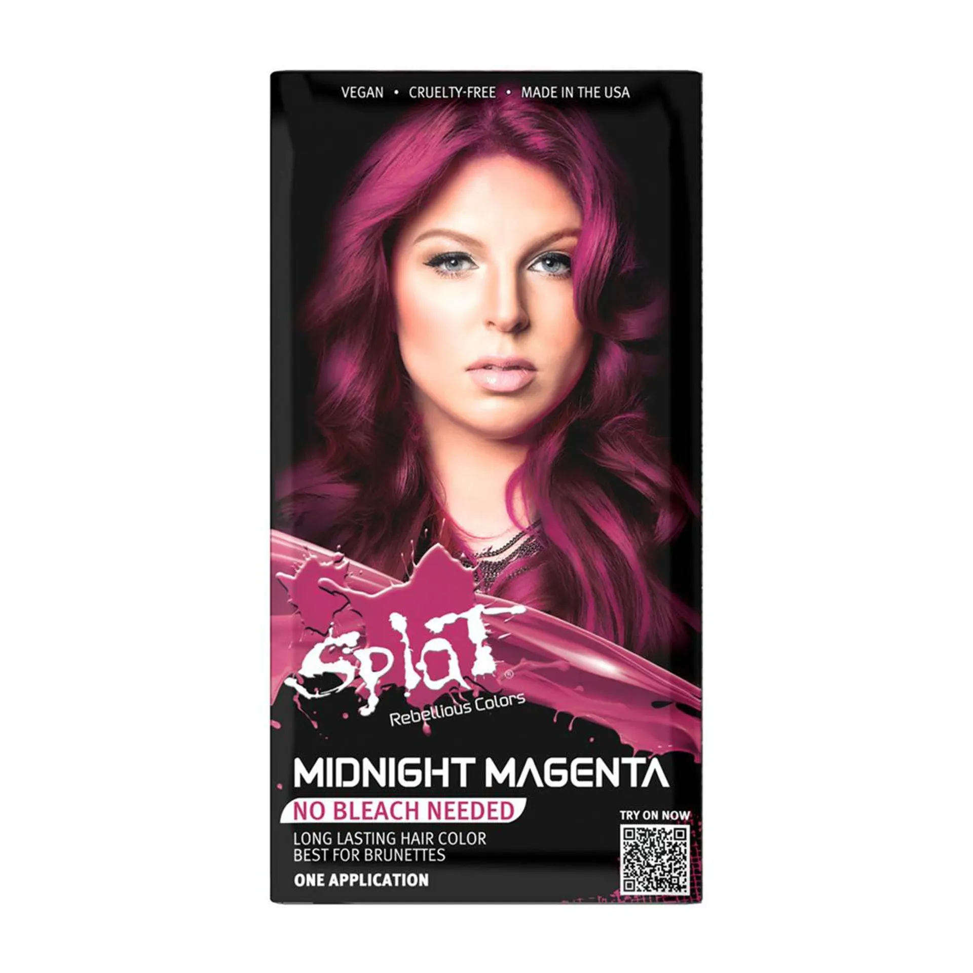 Splat Midnight Magenta Hair Color - Magenta, 6 oz