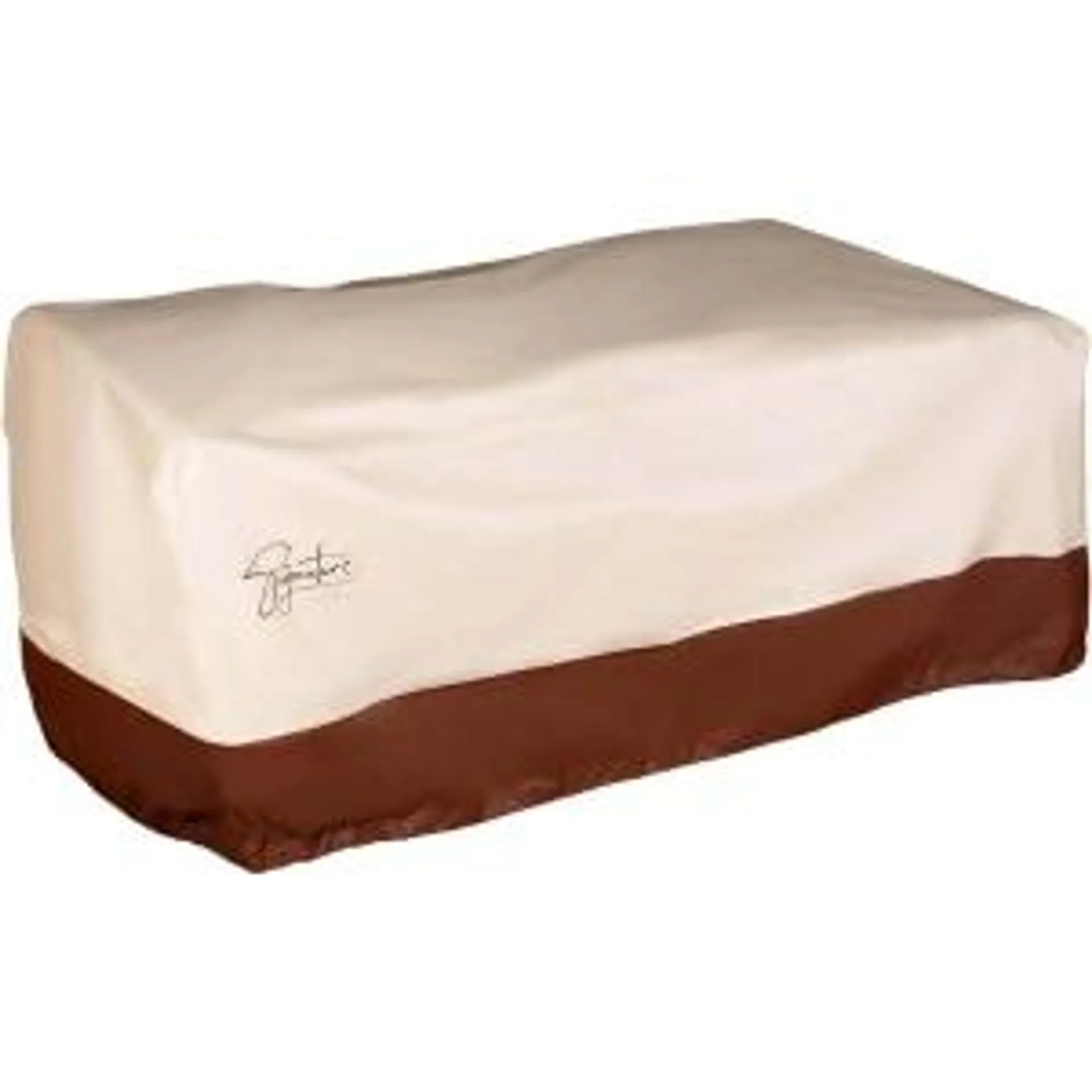 Signature Living 90" Large All-Weather Patio Loveseat Cover, Tan
