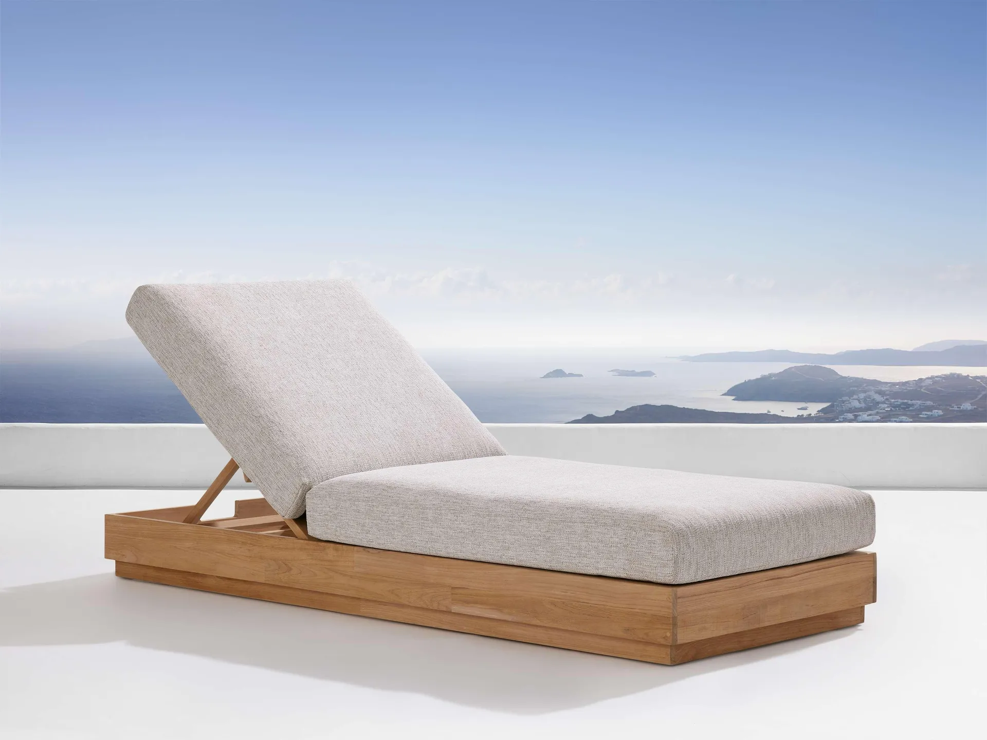 Bal Harbour Outdoor Teak Chaise