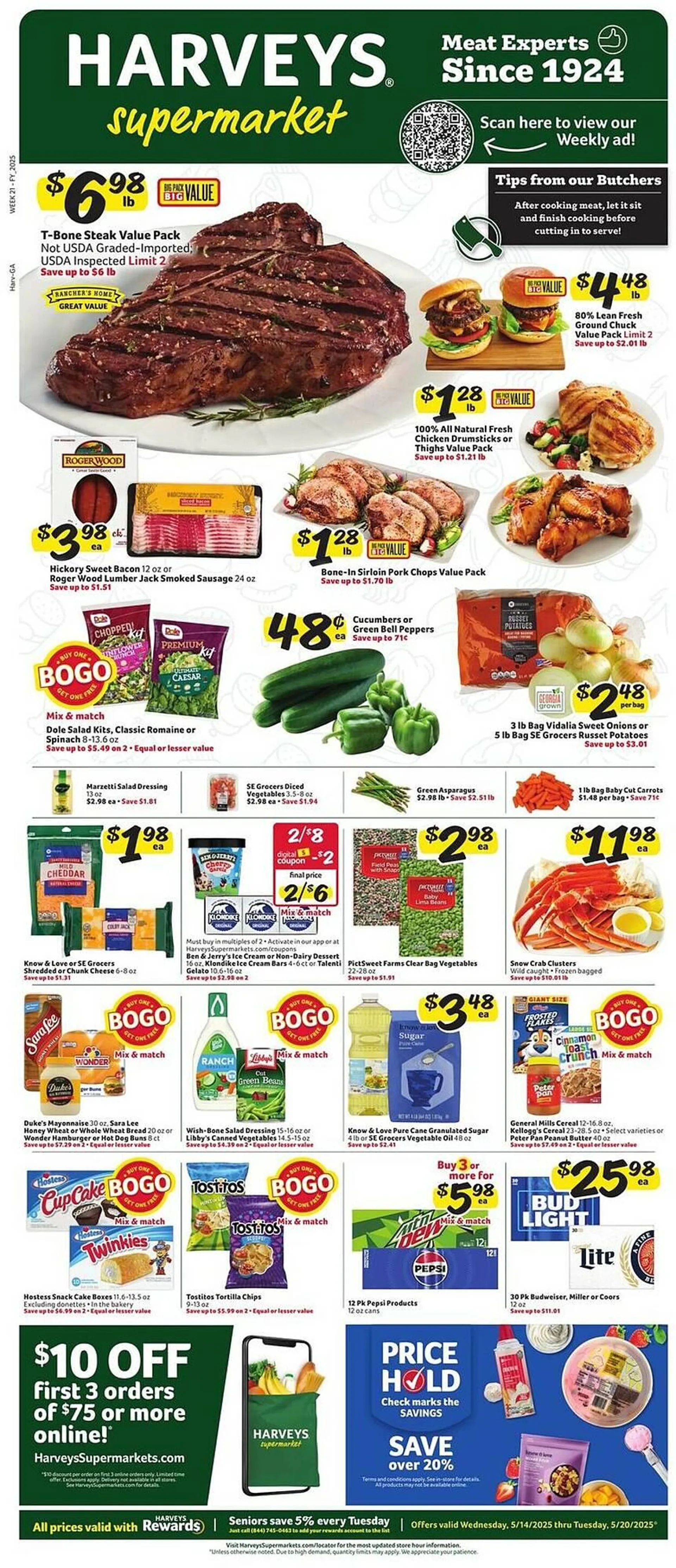 Harveys Supermarkets Weekly Ad - 1