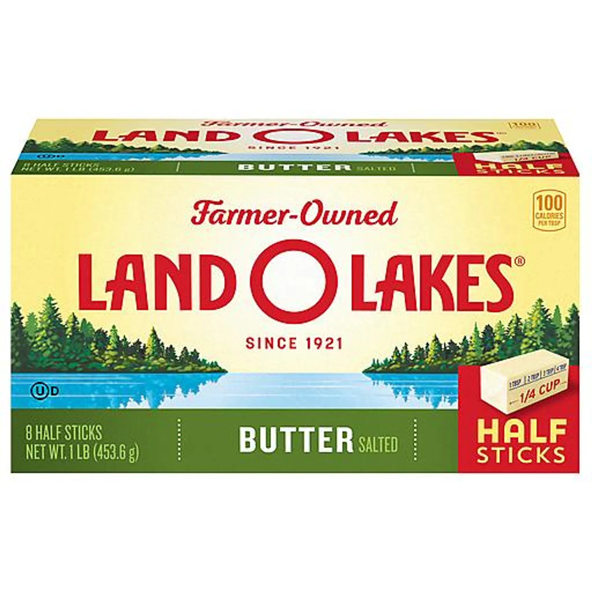 Land O Lakes Salted Half Butter Sticks 8 ct 1 lb box