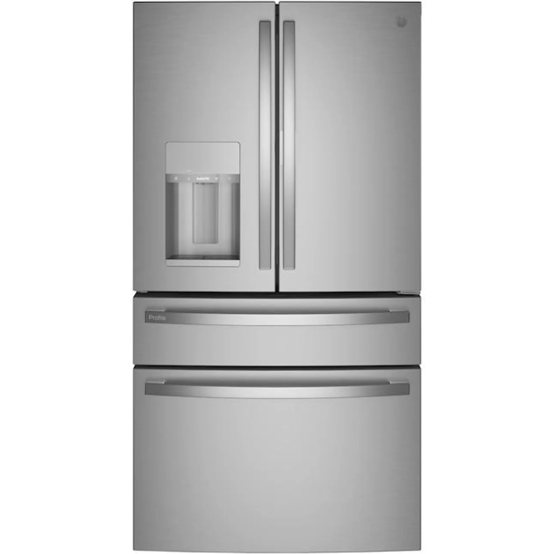 GE Profile 27.9-cu ft Smart French Door Refrigerator with Ice Maker, Water and Ice Dispenser and Door within Door (Fingerprint-resistant Stainless Steel) ENERGY STAR