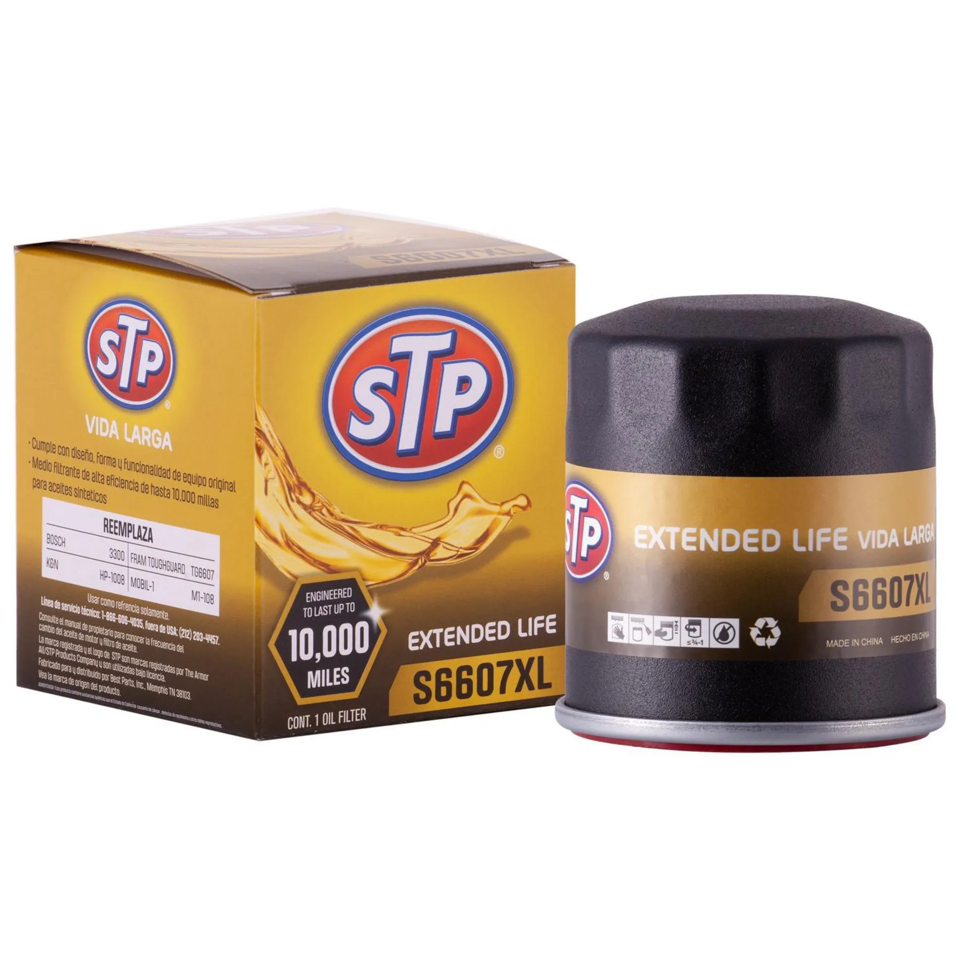 STP Extended Life Oil Filter S6607XL