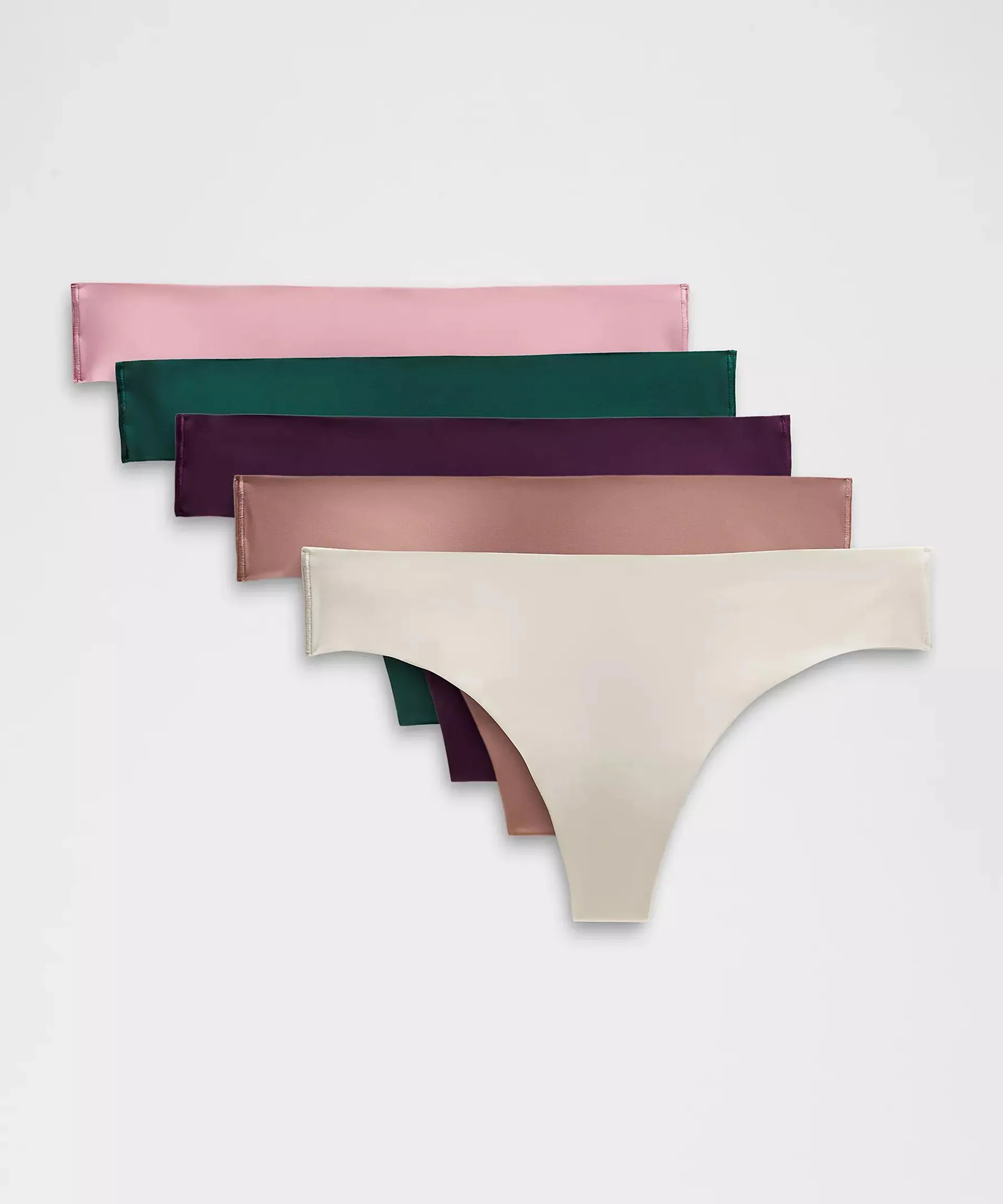 InvisiWear Mid-Rise Thong Underwear