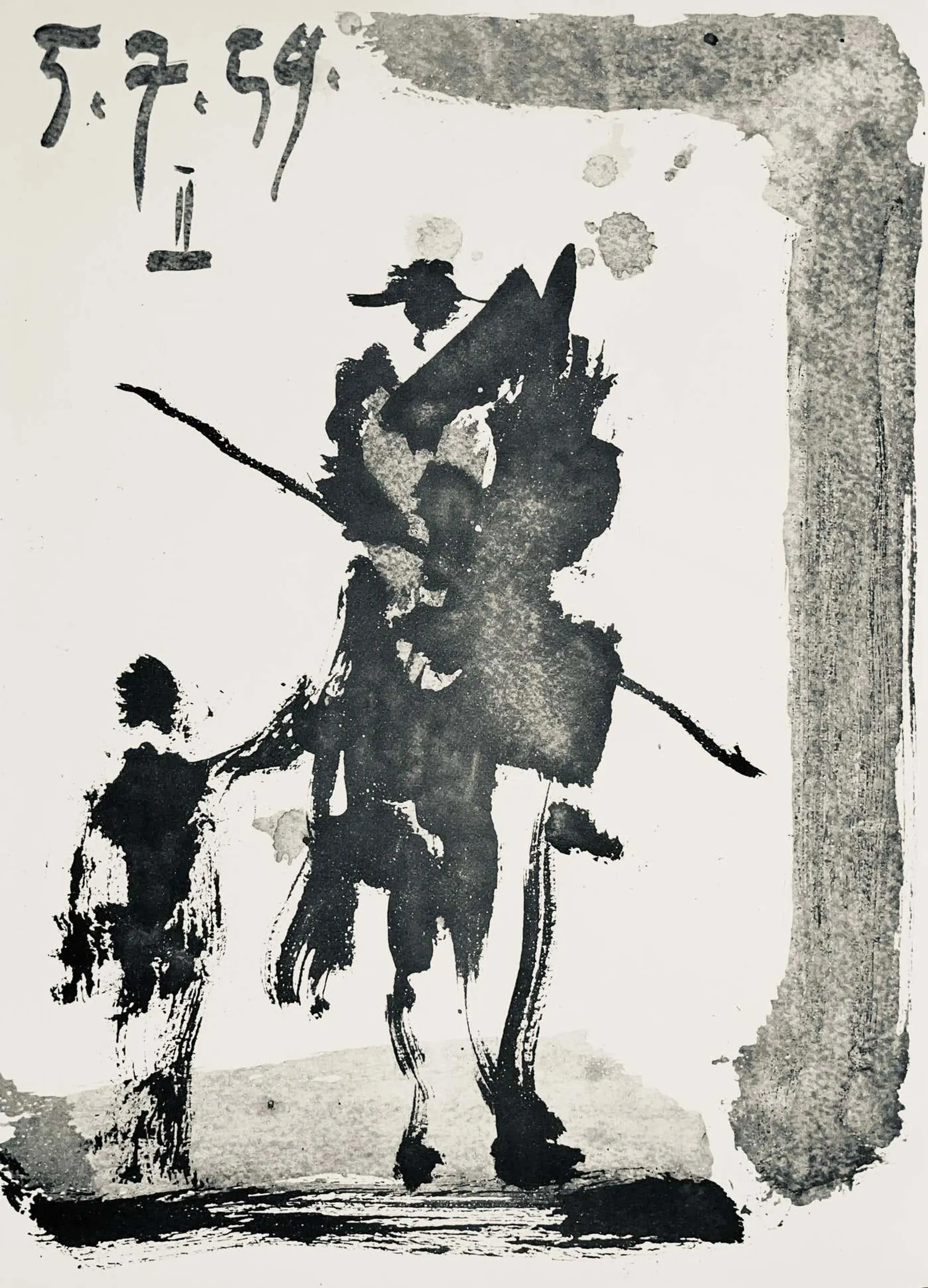 Picasso, Composition (Bloch 1276; Czwiklitzer 23), Toros y Toreros (after)