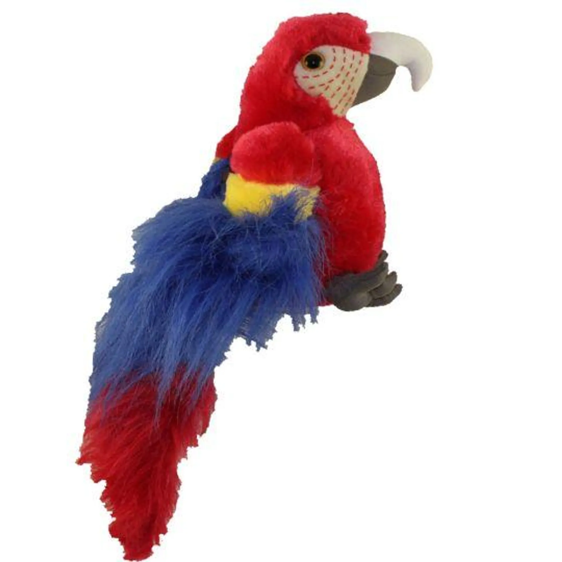 Adventure Planet Plush Animal Den - MACAW BIRD (Scarlet Red - 8 inch)