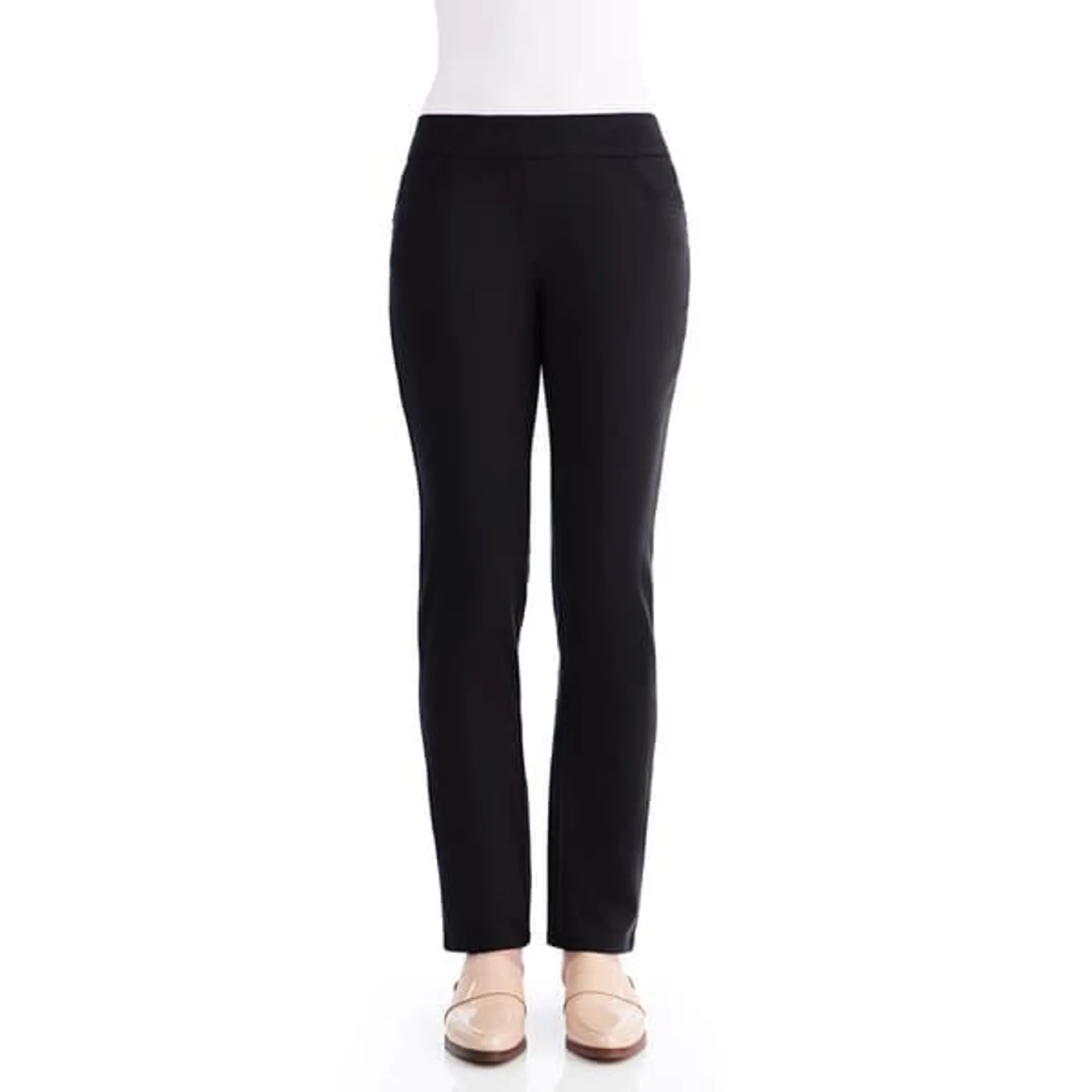 Womens Napa Valley Cotton Super Stretch Pull on Pants-Average