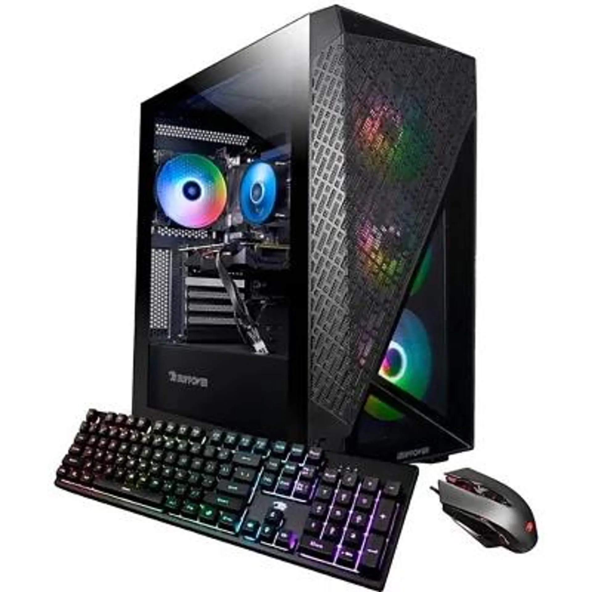 iBUYPOWER Gaming Desktop SlateMeshI5N3601, Intel Core i5-13600KF ,3.5 GHz 5.1 GHz Max Turbo, NVIDIA GeForce RTX 3060 8GB, 16GB DDR4 3200 MHz RAM, 1TB NVMe SSD, Windows 11 Home Advanced