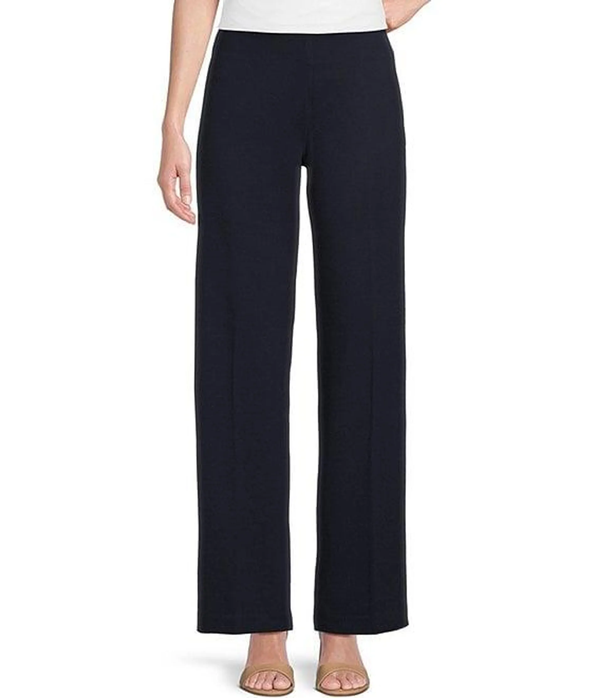 Carter Stretch Knit Wide Leg Pants