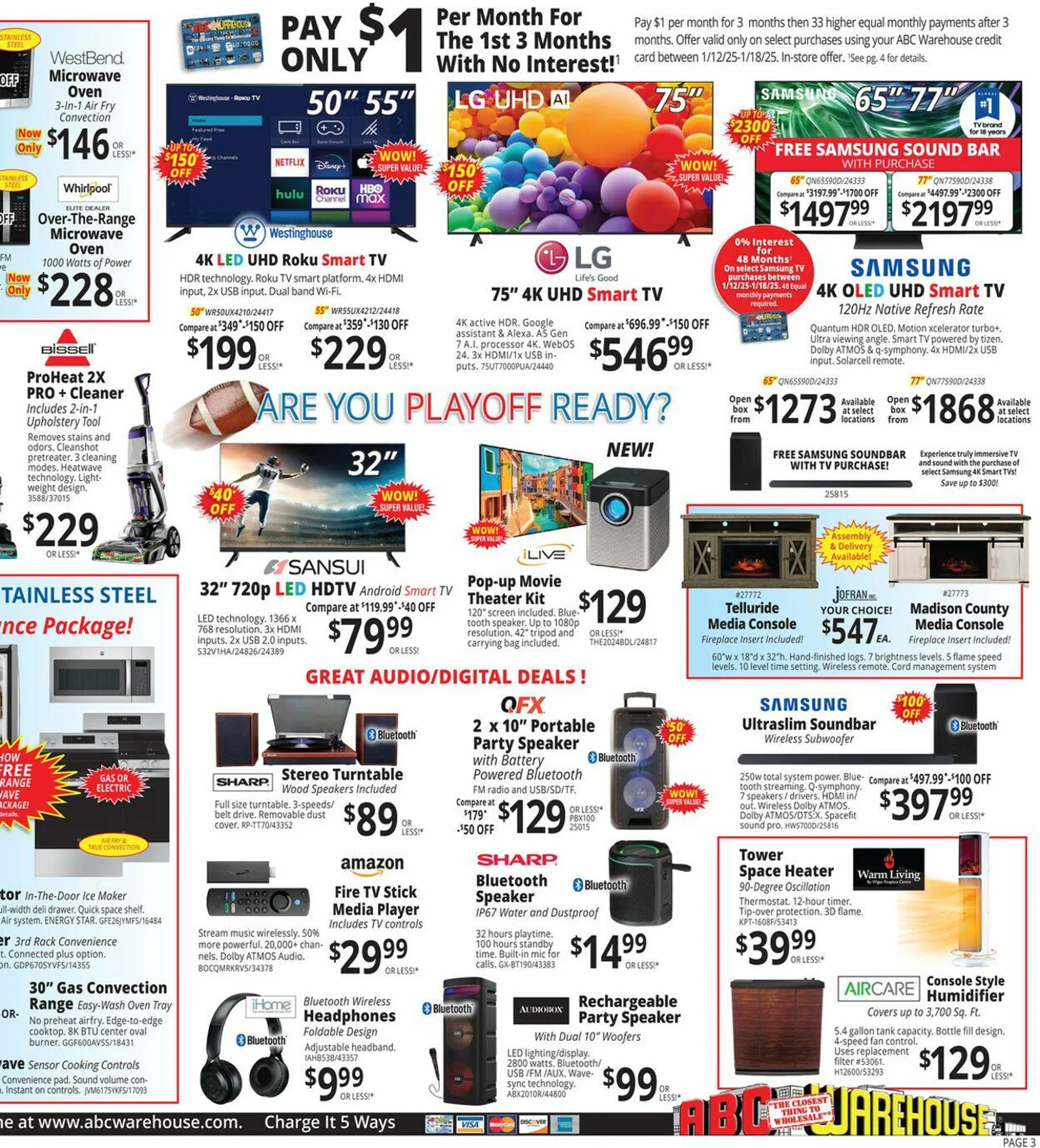 Weekly ad ABC Warehouse Current weekly ad from January 12 to January 18 2025 - Page 3