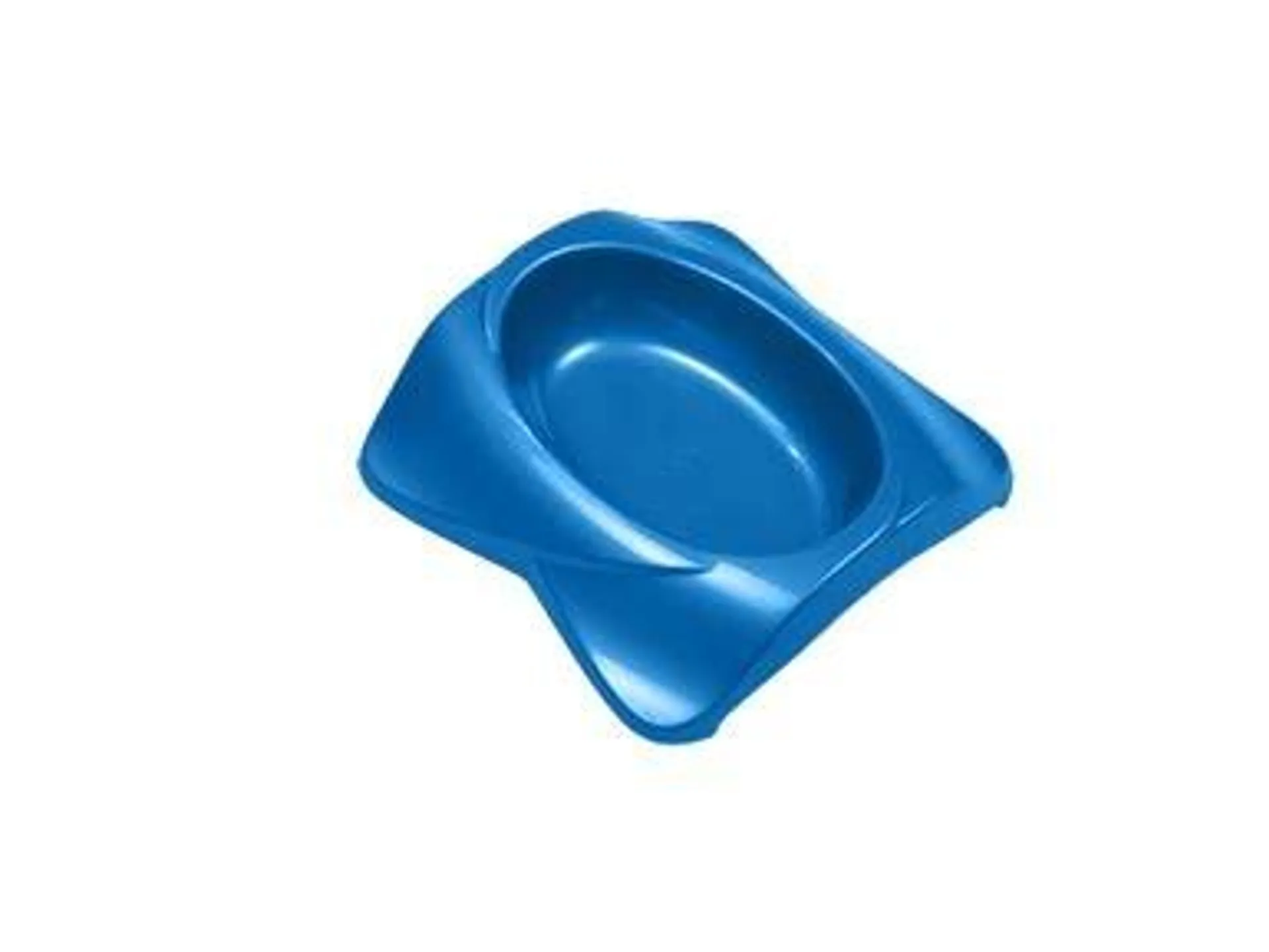 Van Ness Heavyweight Cat Dish, Blue, 9 Ounces