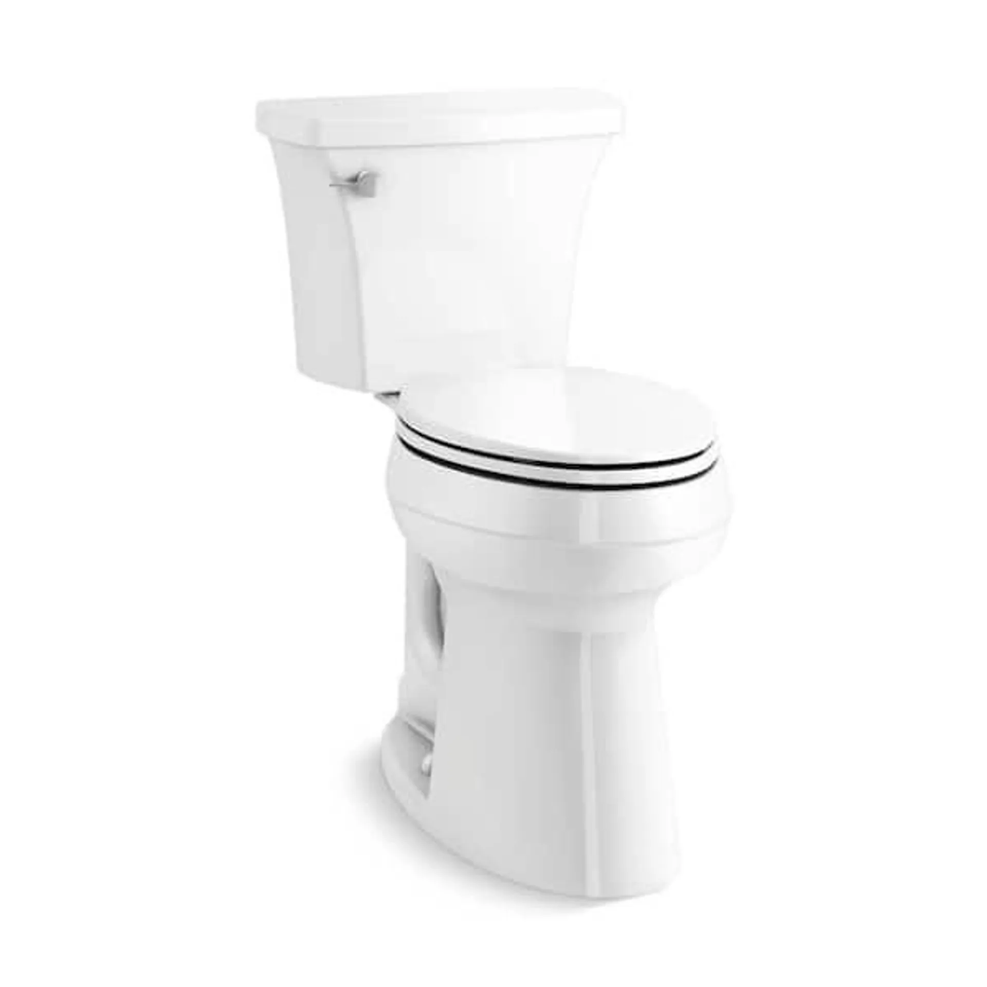 Extra Tall Highline Arc Complete Solution 2-piece 1.28 GPF Single Flush Elongated Toilet in White (Seat Included)