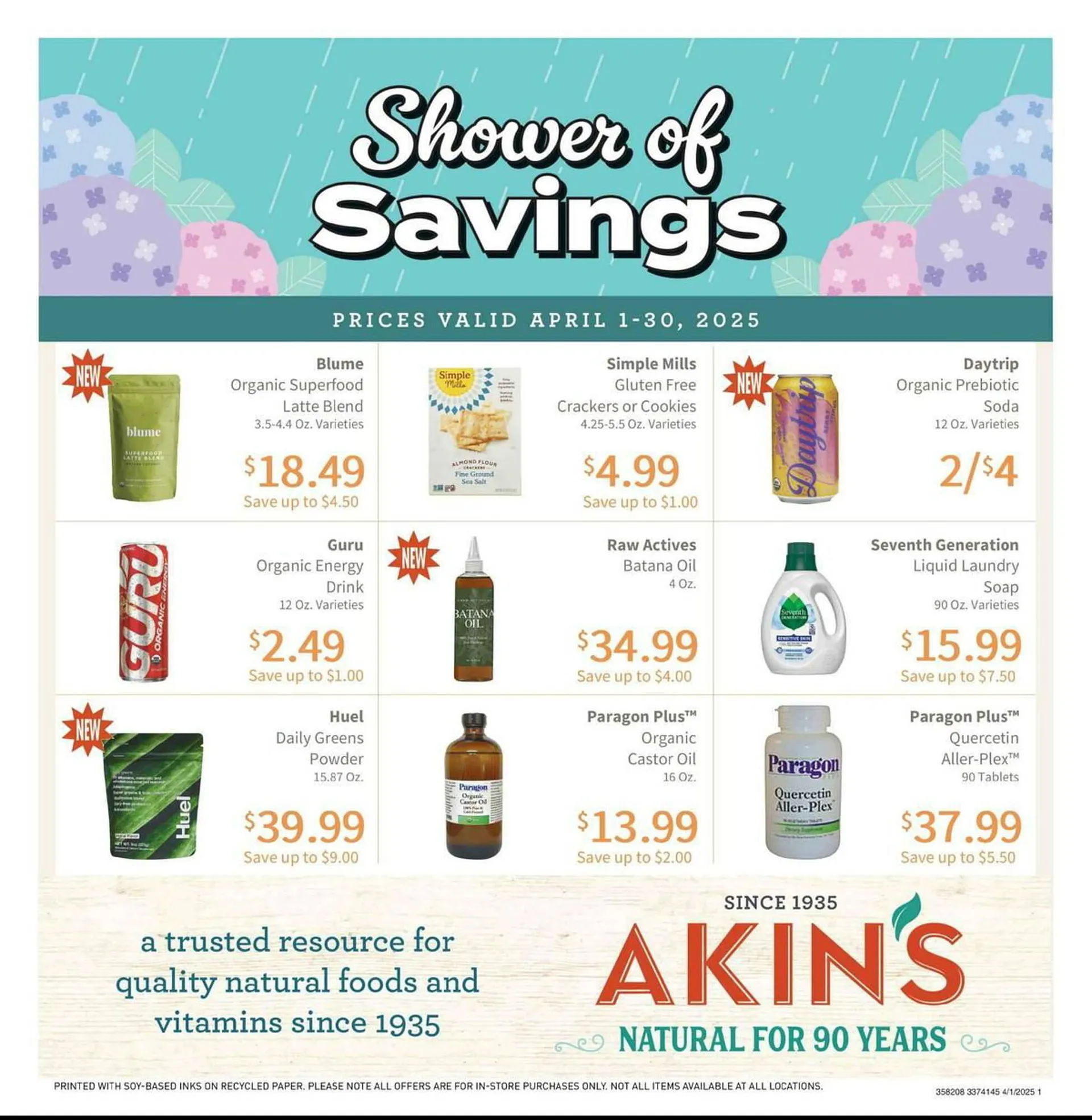 Akins Natural Foods Weekly Ad - 1