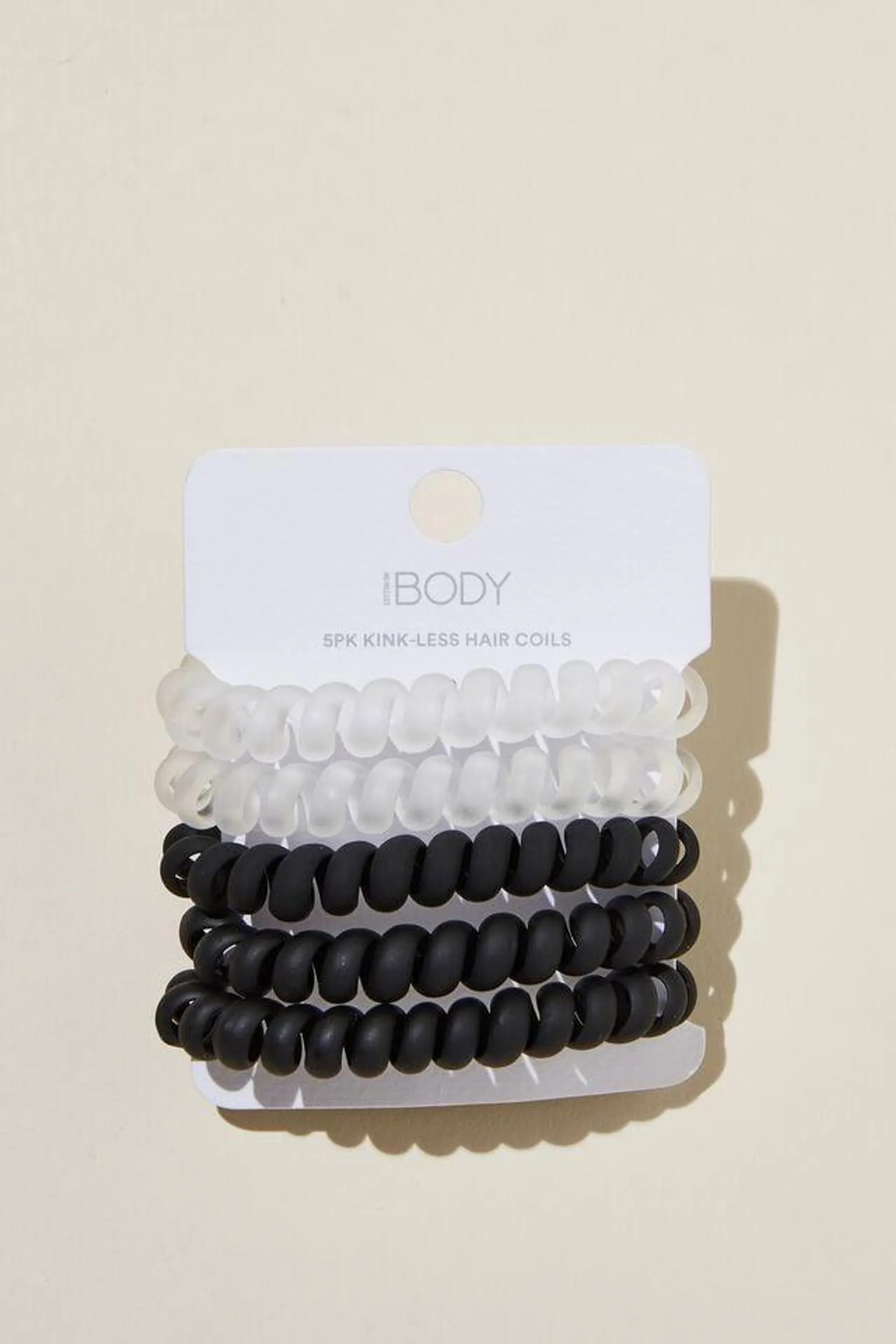 Coil Hair Ties 5Pk