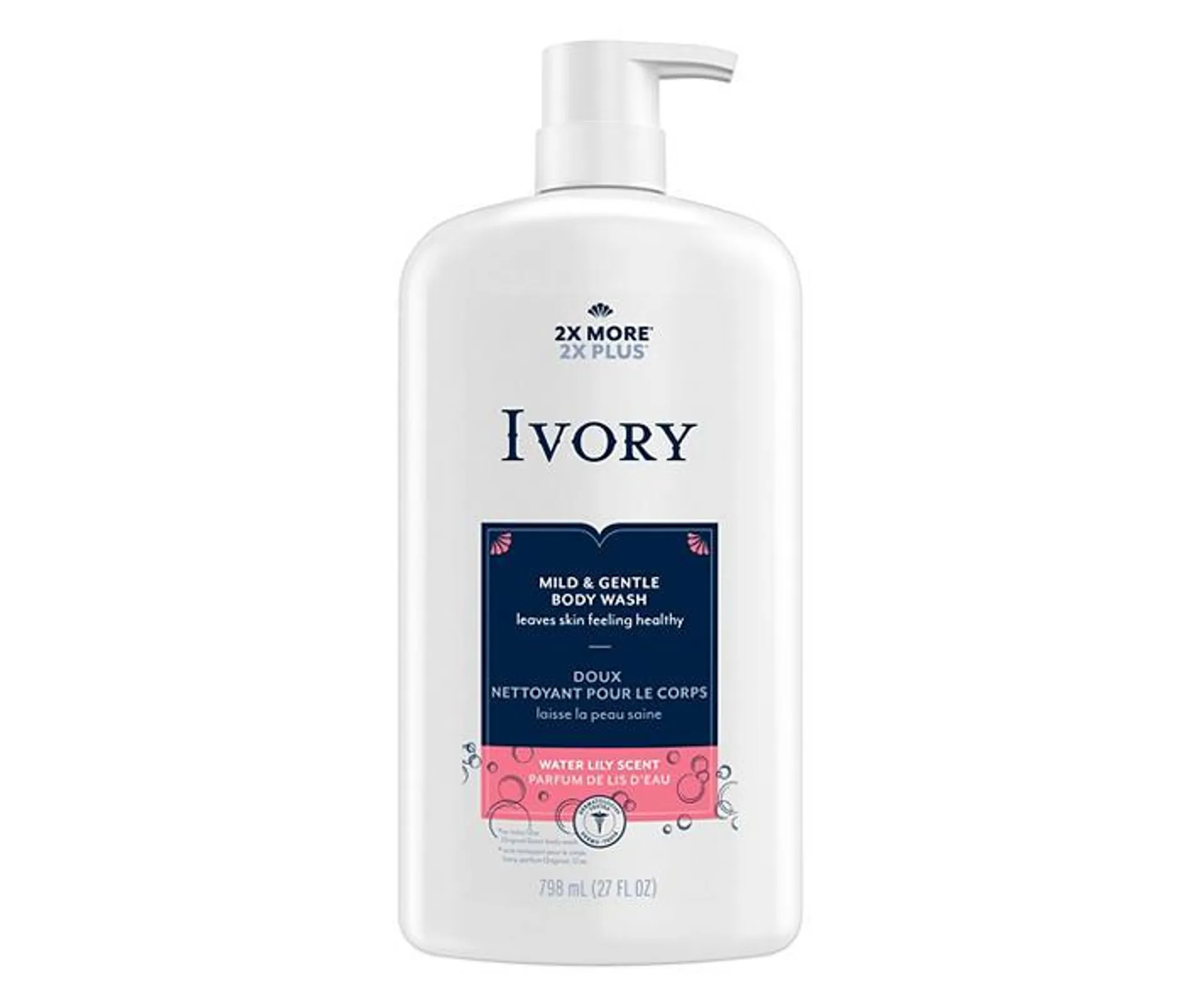 Water Lily Scent Mild & Gentle Body Wash, 27 Oz.