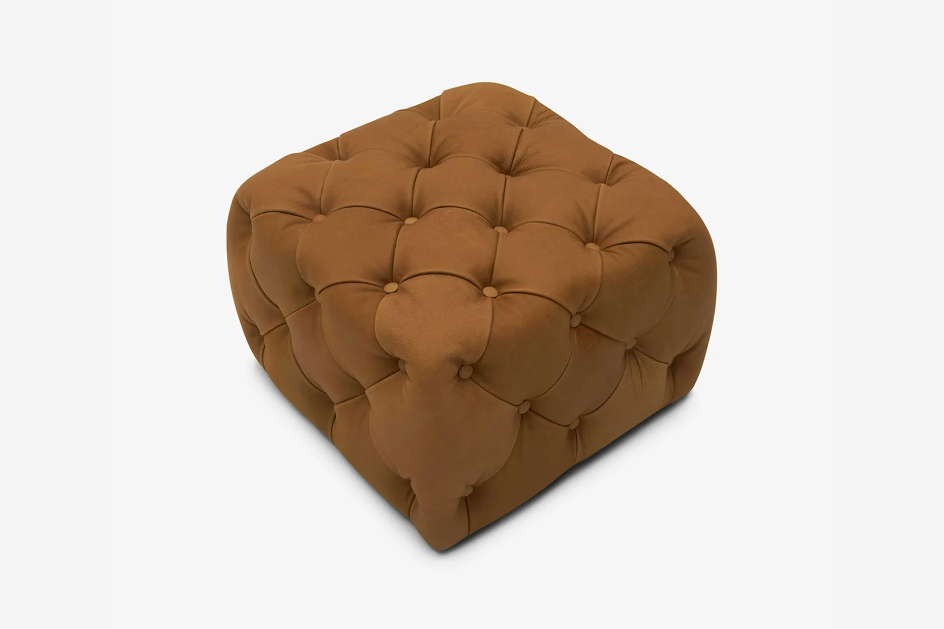 Otis Leather Ottoman