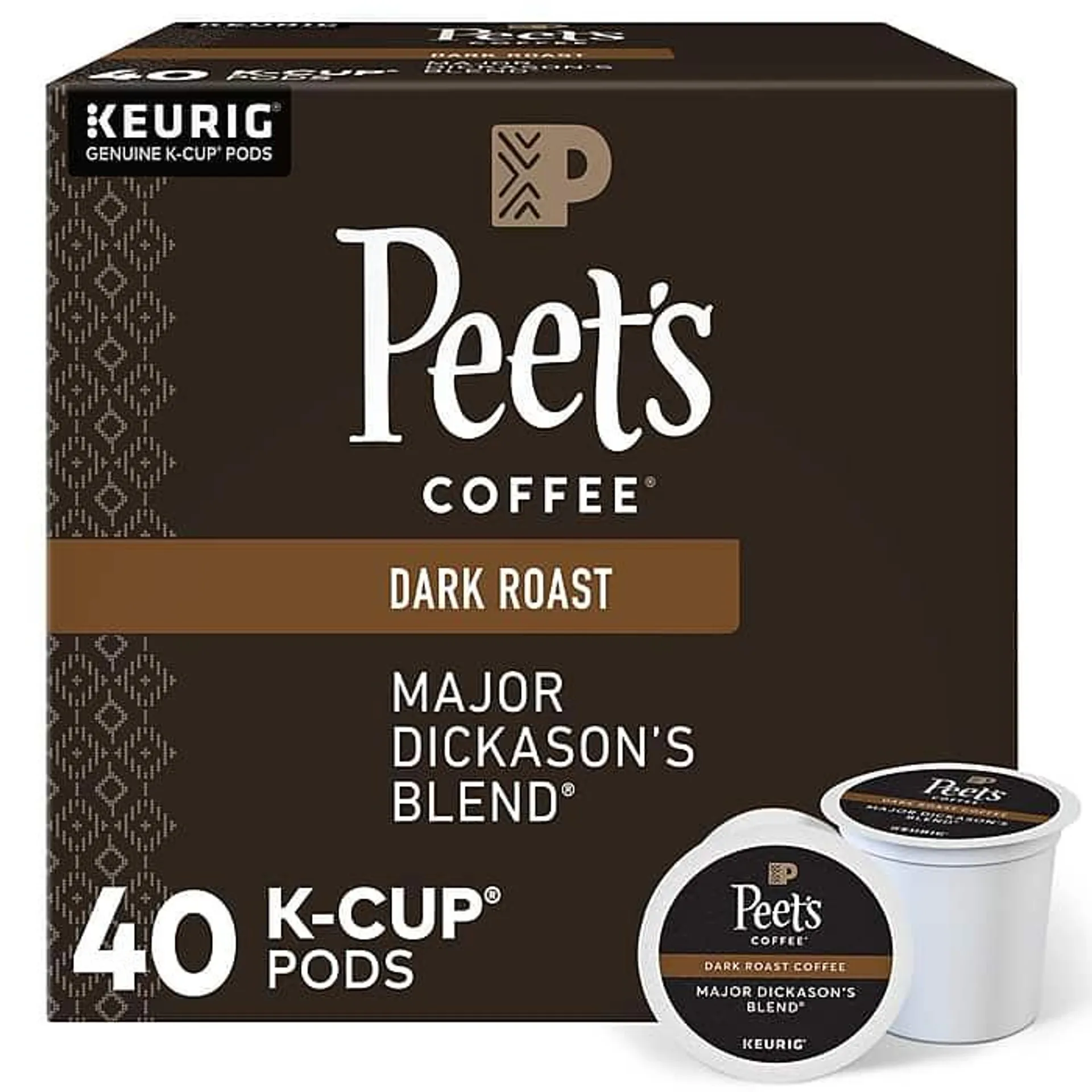 Peet's Coffee Major Dickason's Blend Single-Serve Keurig® K-Cup® Pods,