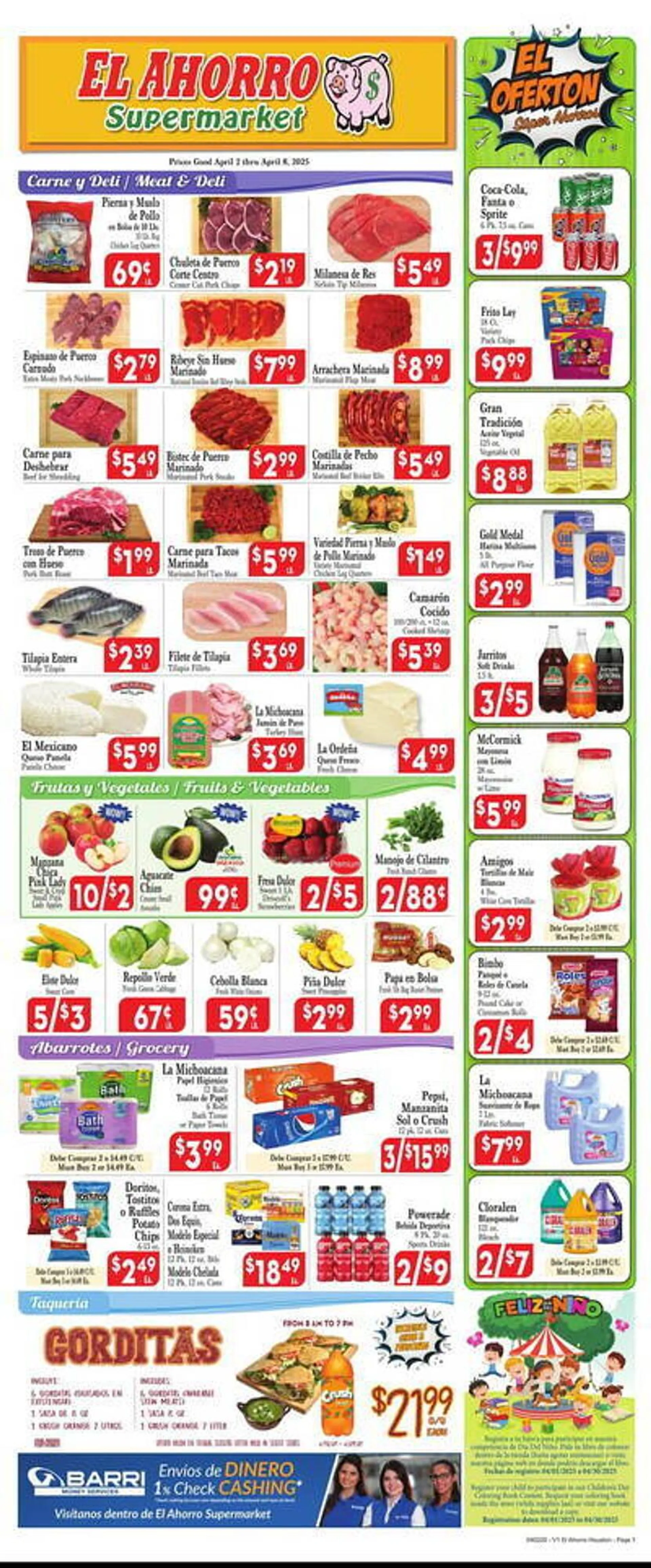 El Ahorro Weekly Ad - 1