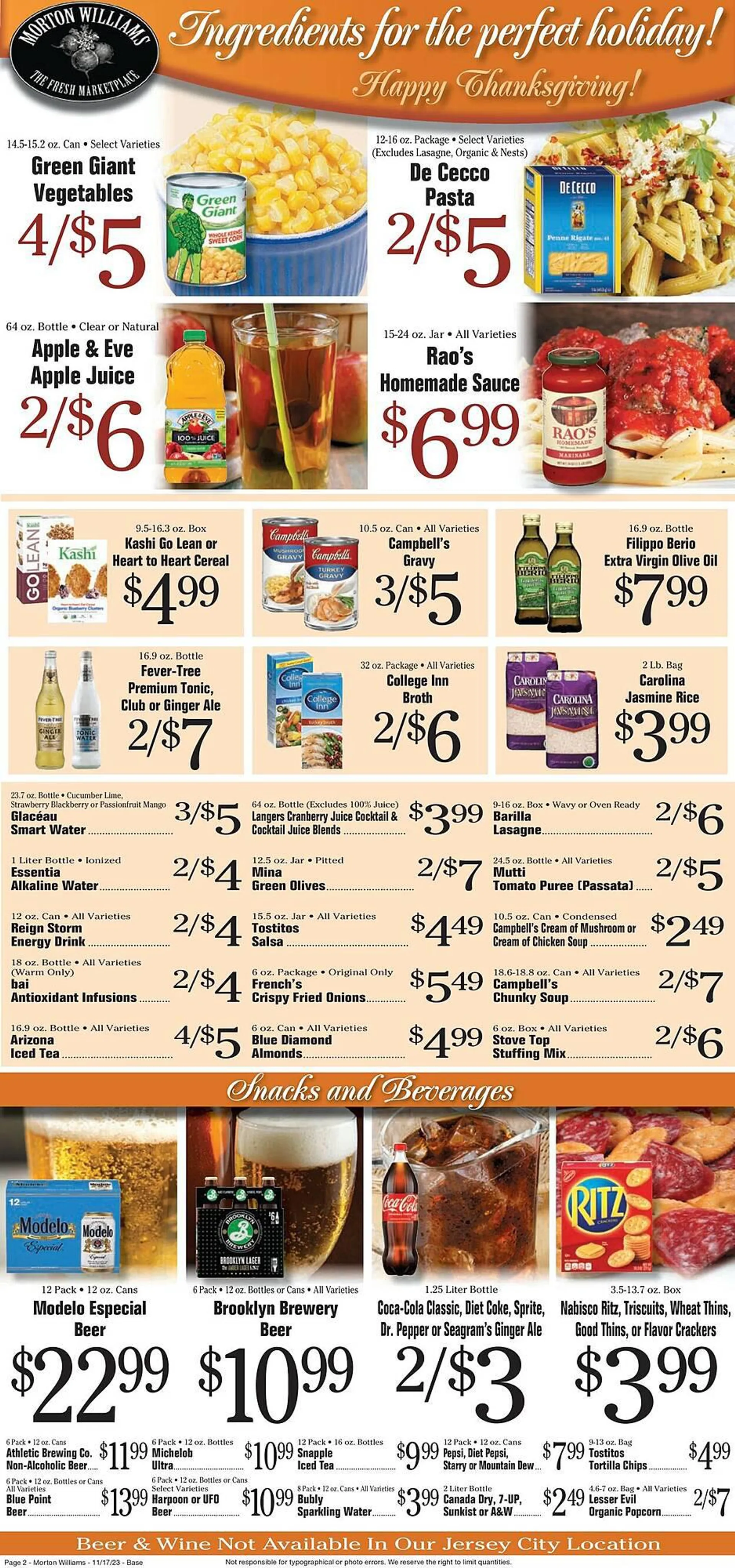 Morton Williams Weekly Ad