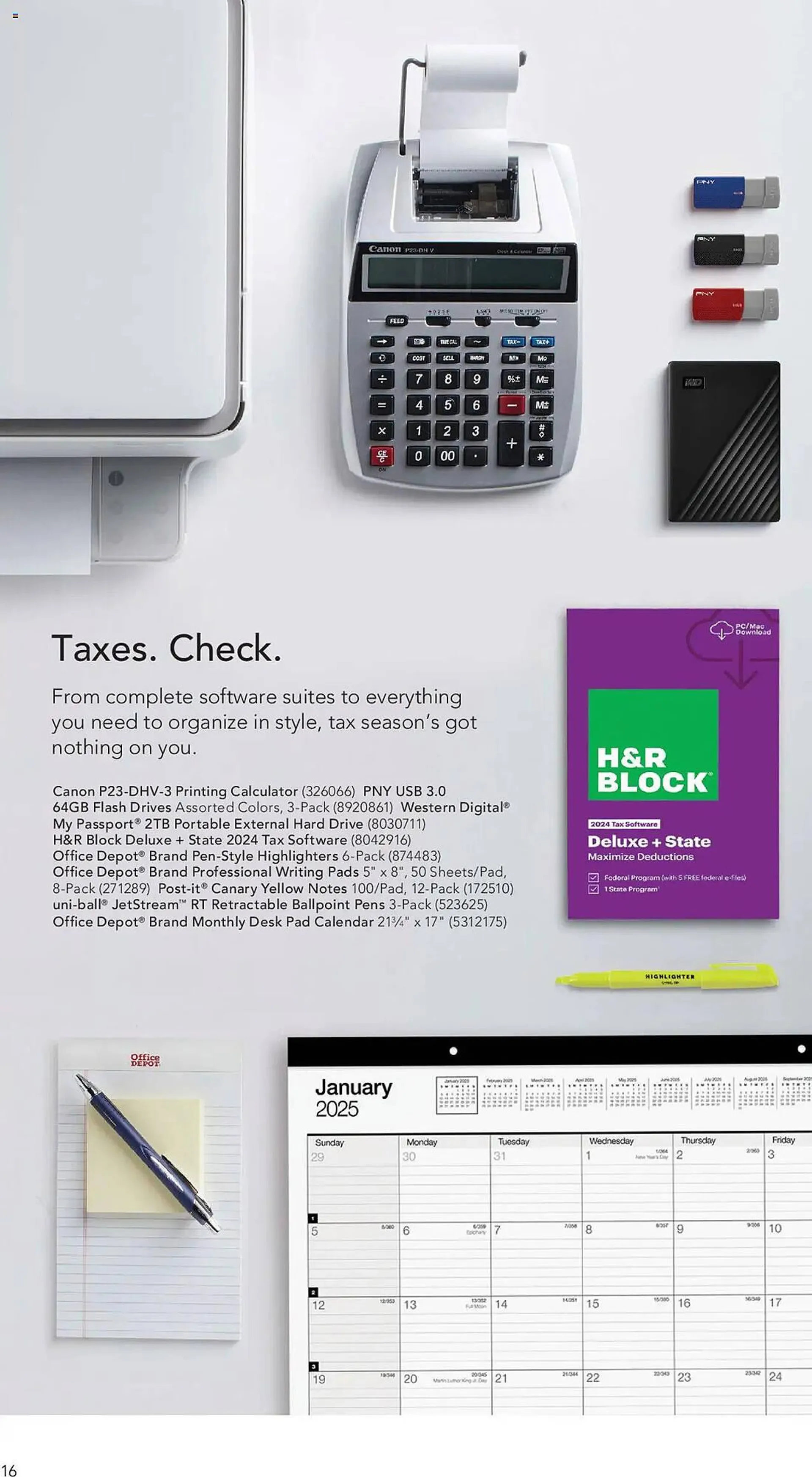 Weekly ad Office Depot Weekly Ad from December 12 to January 1 2025 - Page 16