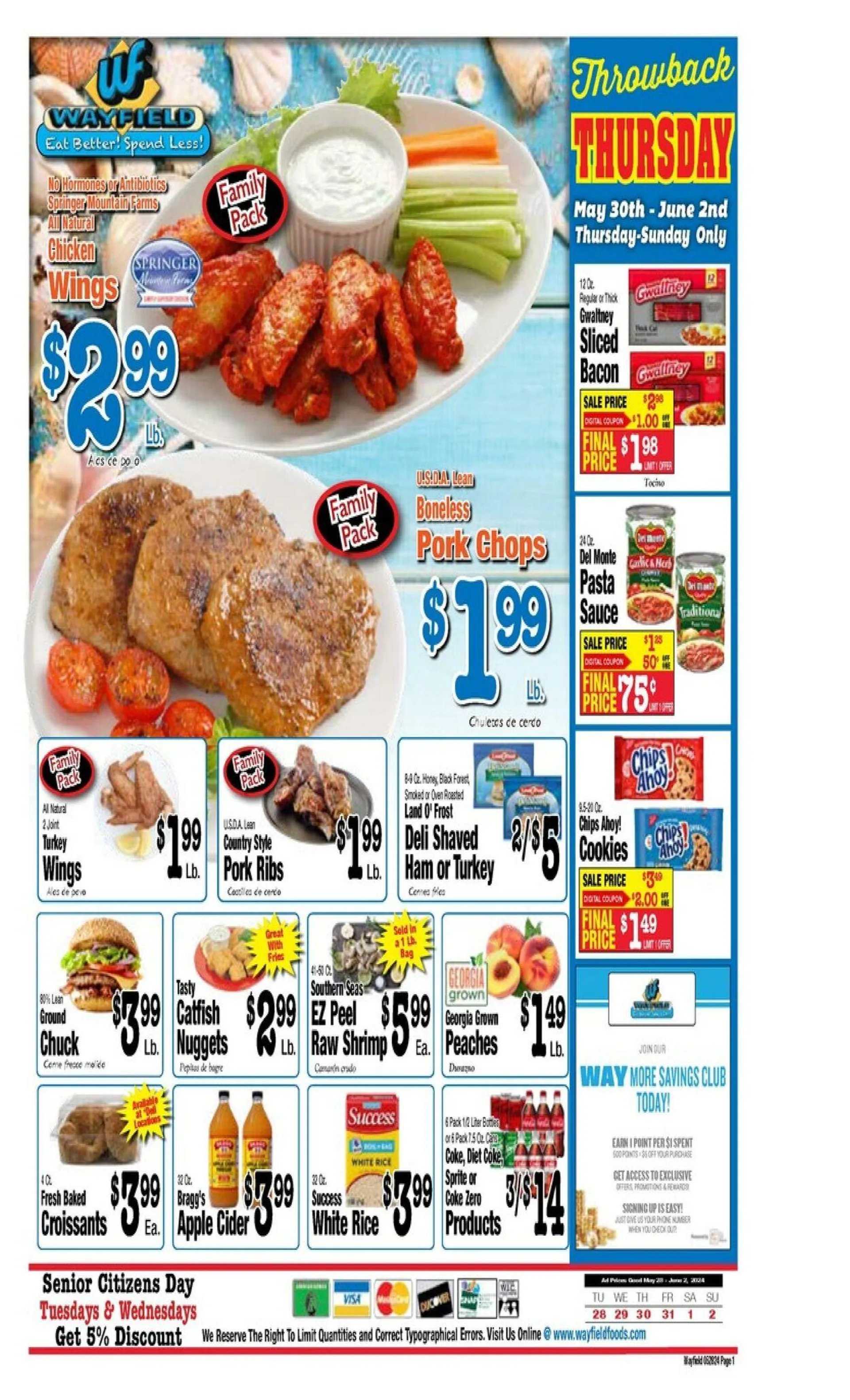 Weekly ad Wayfield from May 28 to June 2 2024 - Page 1