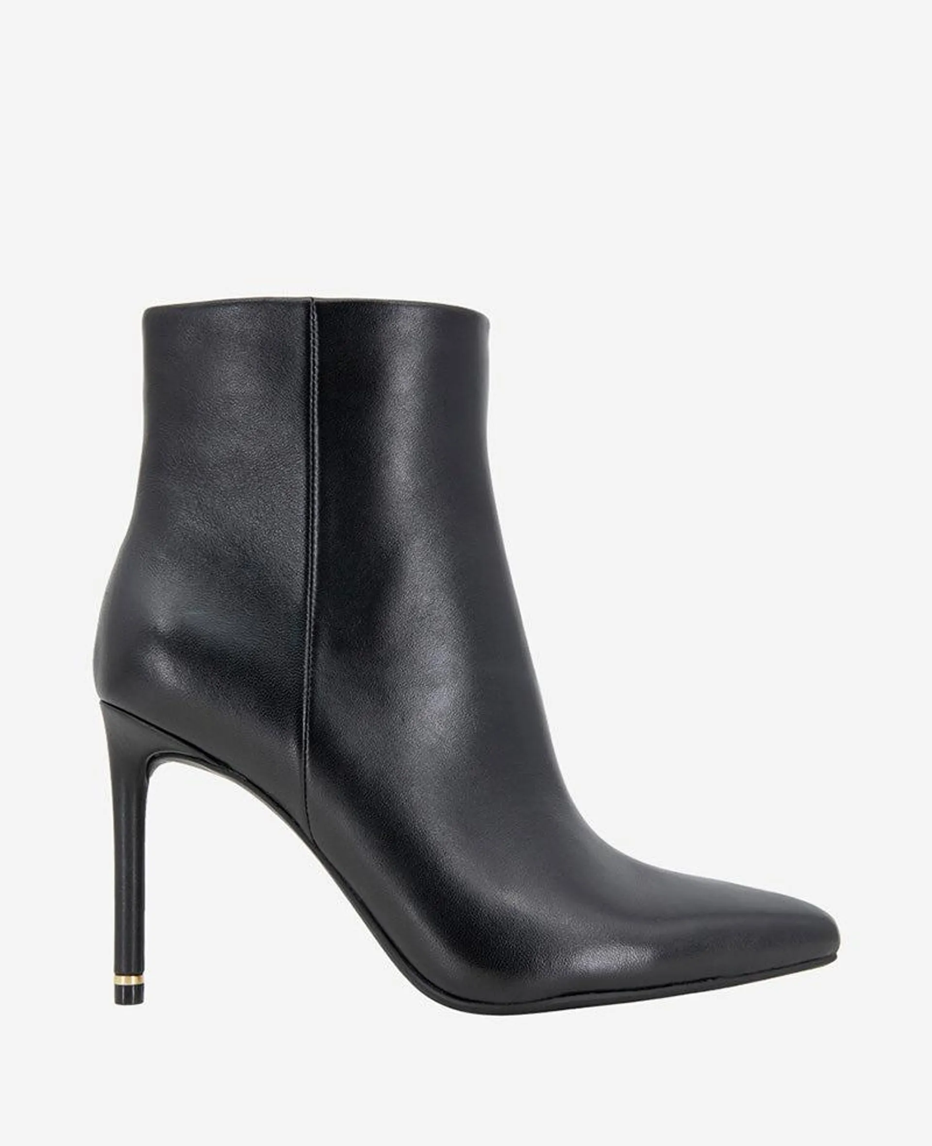 Quincy Leather Heel Bootie