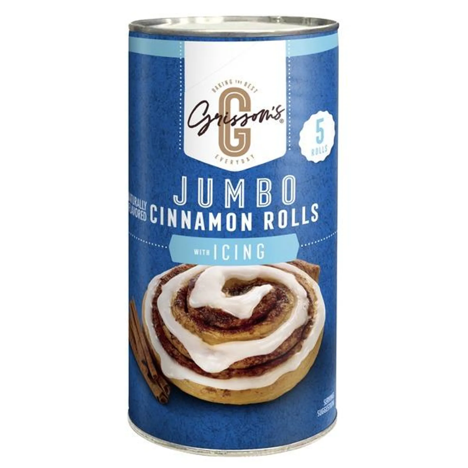 Grissom's Jumbo 5ct Cinnamon Rolls