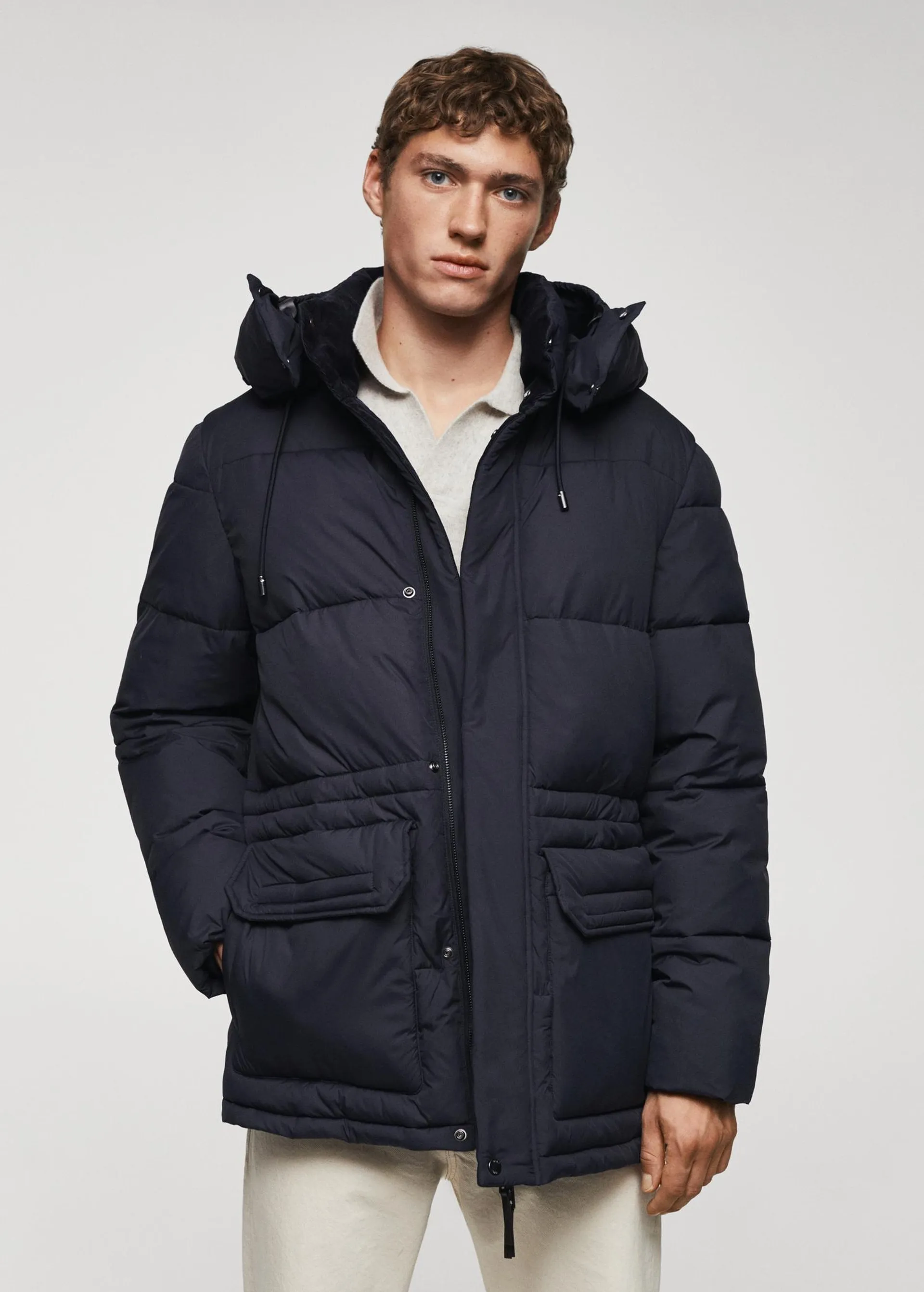 Parka acolchada water repellent