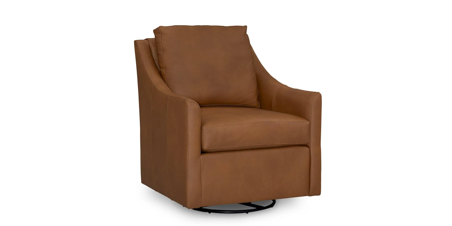 Sloan Leather Swivel Chair