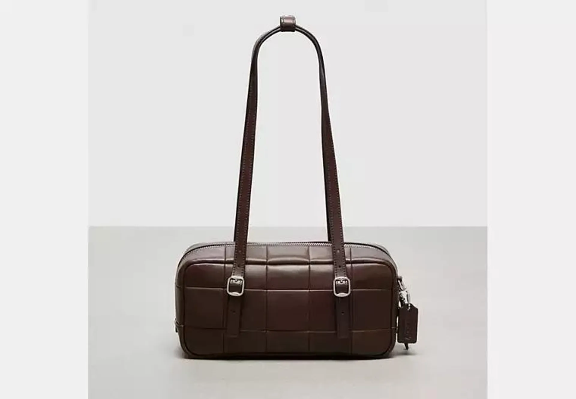 Alter/Ego Satchel Bag In Checkerboard Upcrafted Leather