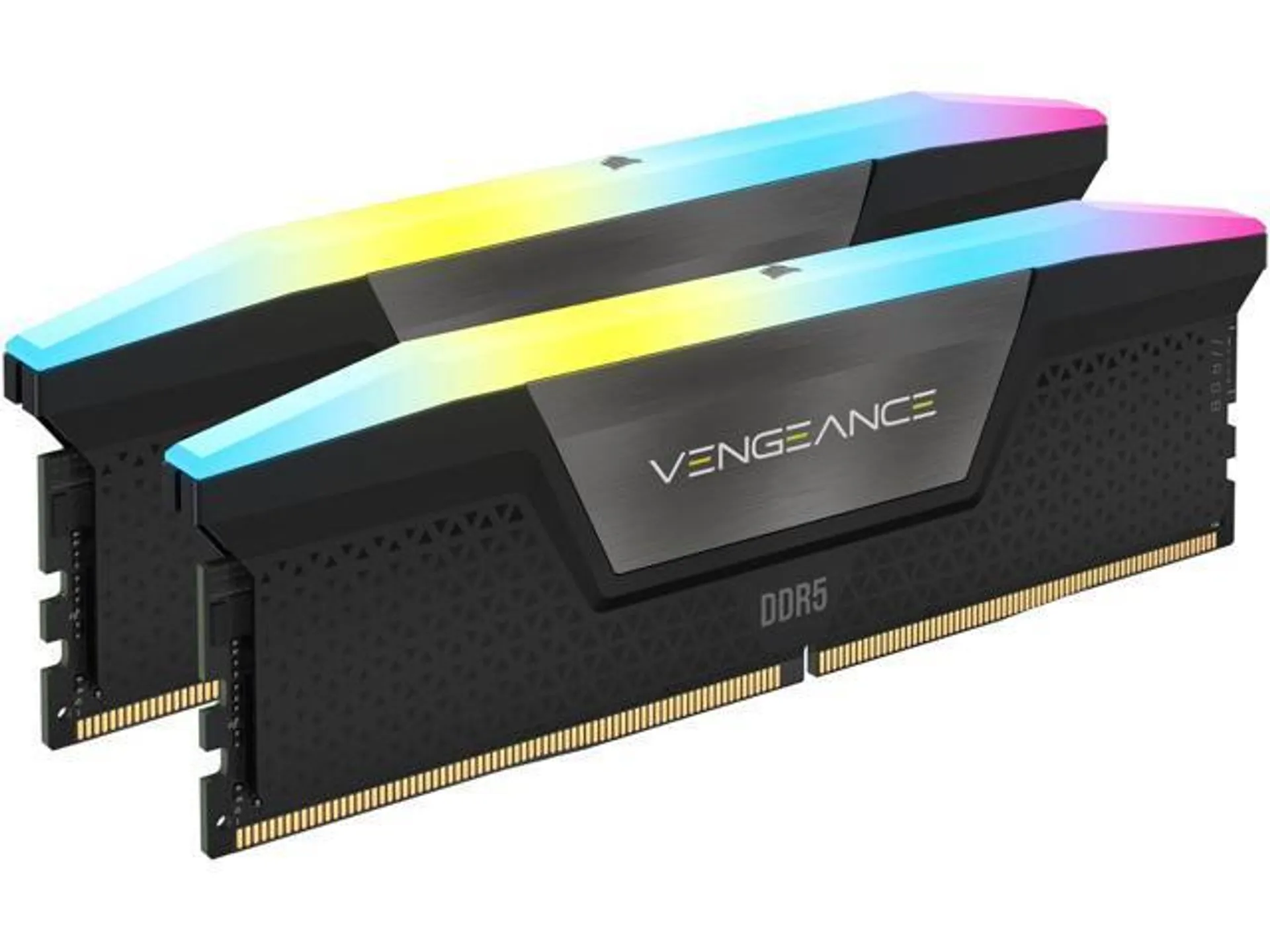 CORSAIR Vengeance RGB 32GB (2 x 16GB) 288-Pin PC RAM DDR5 6400 (PC5 51200) Desktop Memory Model CMH32GX5M2N6400C36