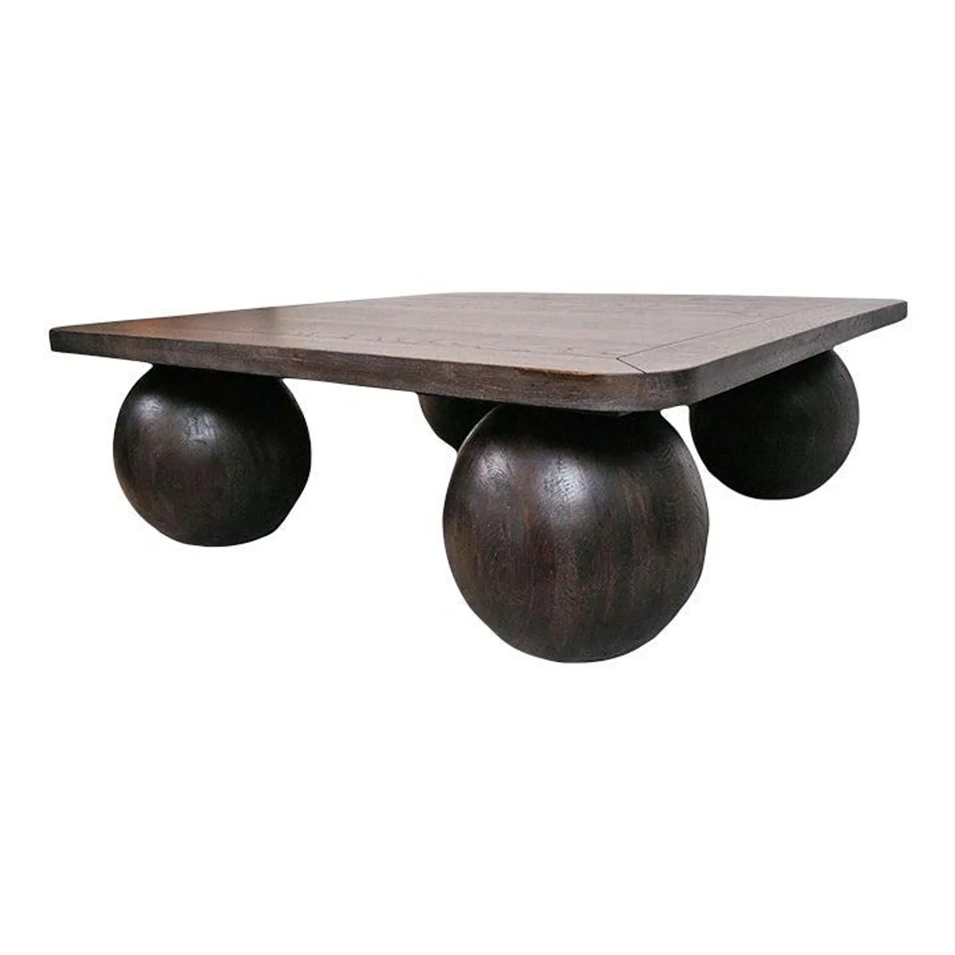 Modern Ball Leg Coffee Table