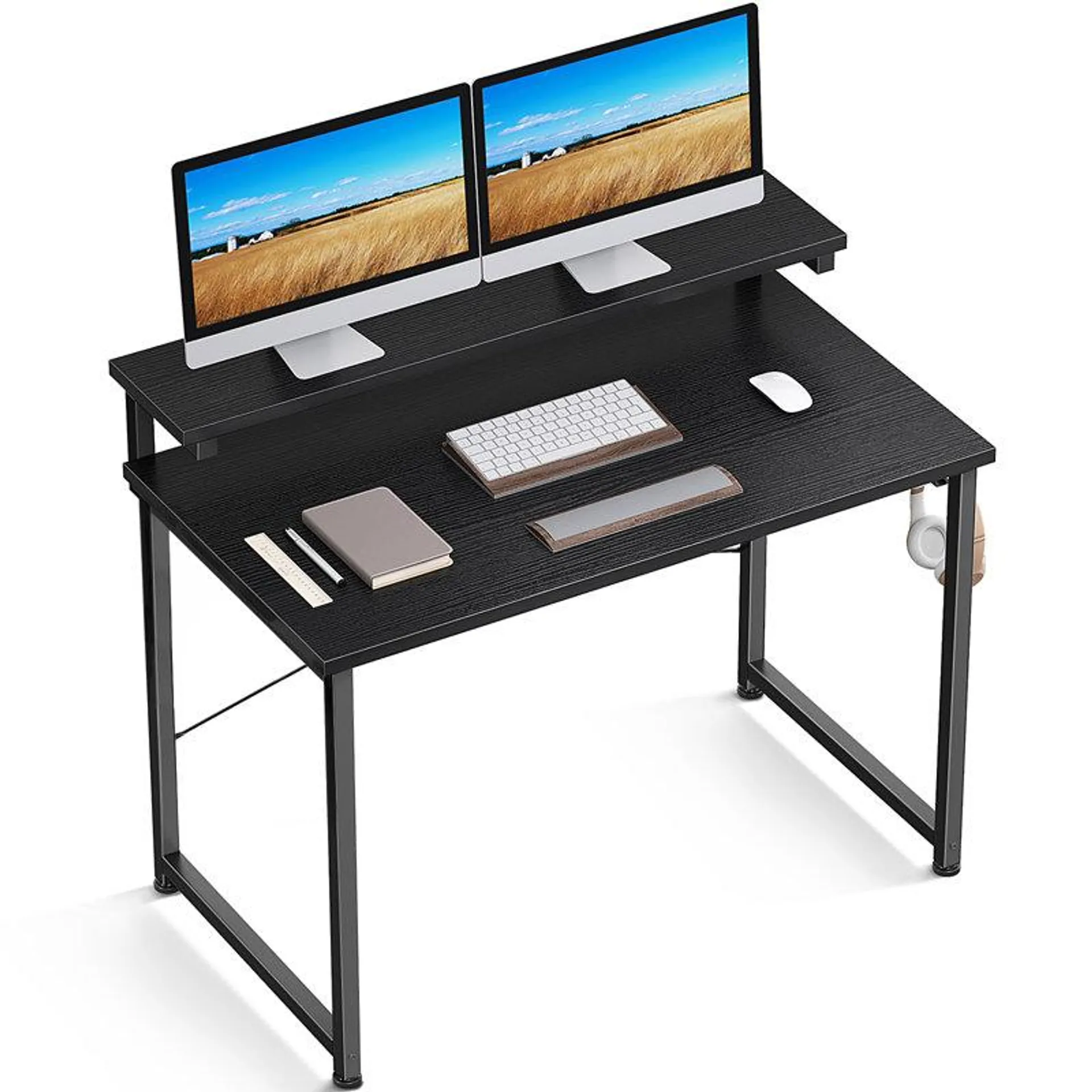 Tunnis Metal Base Writing Desk