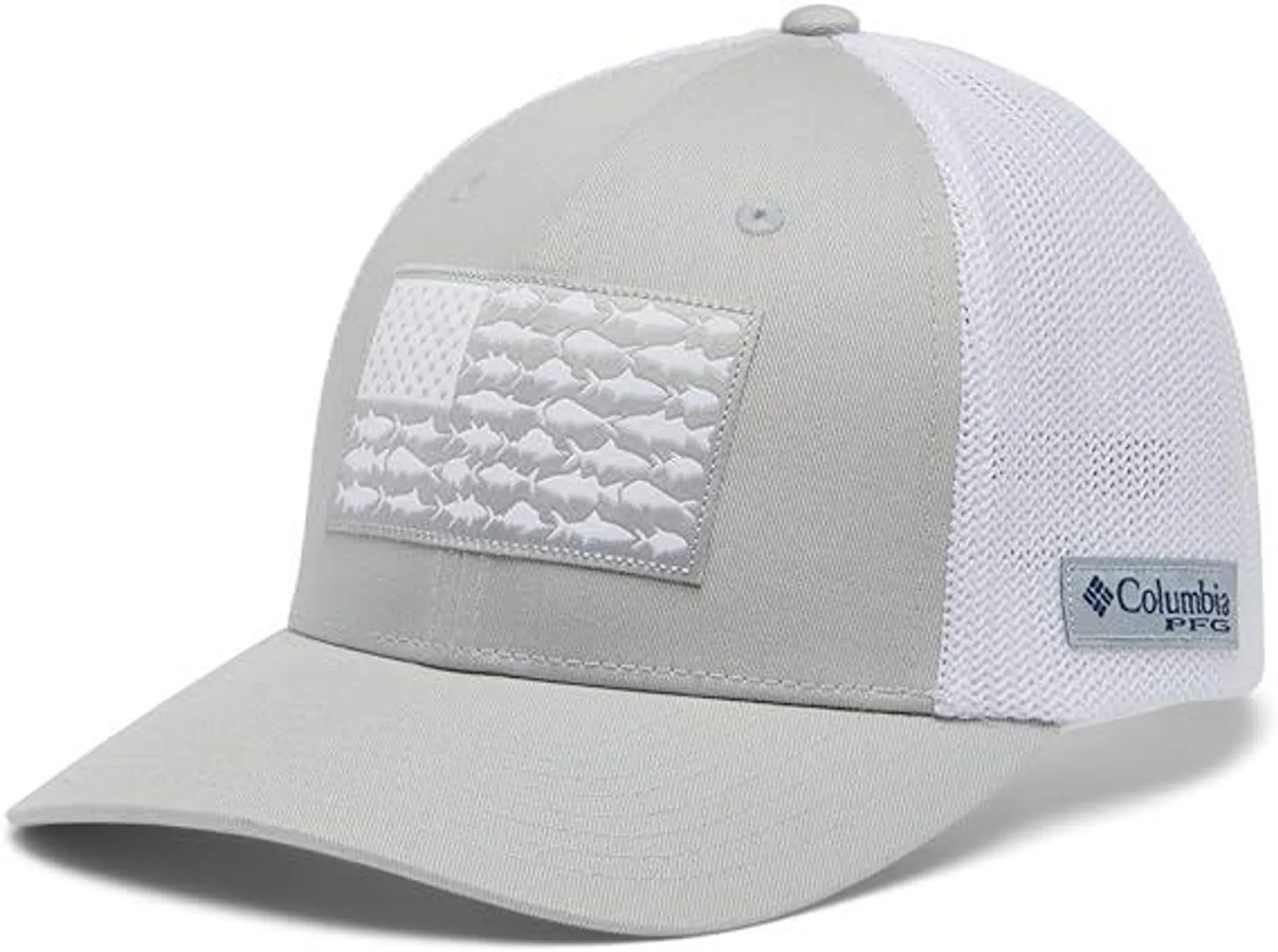 Columbia Men's PFG Fish Flag Mesh Ball Cap-High