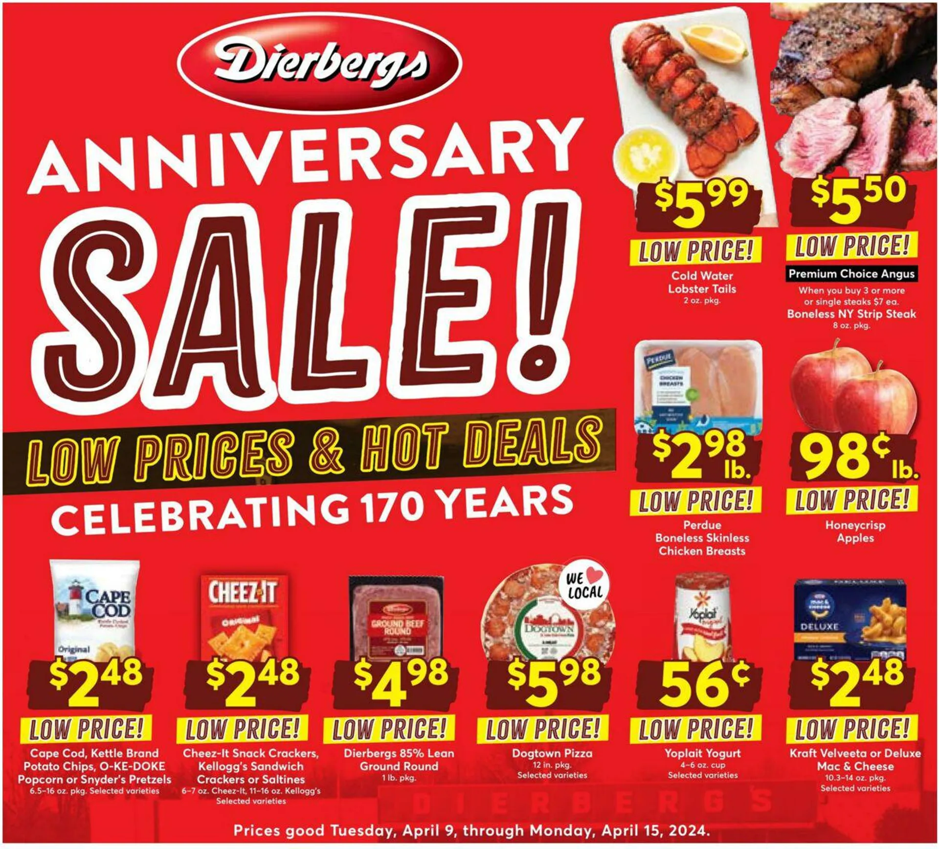 Weekly ad Dierbergs from April 9 to April 15 2024 - Page 1