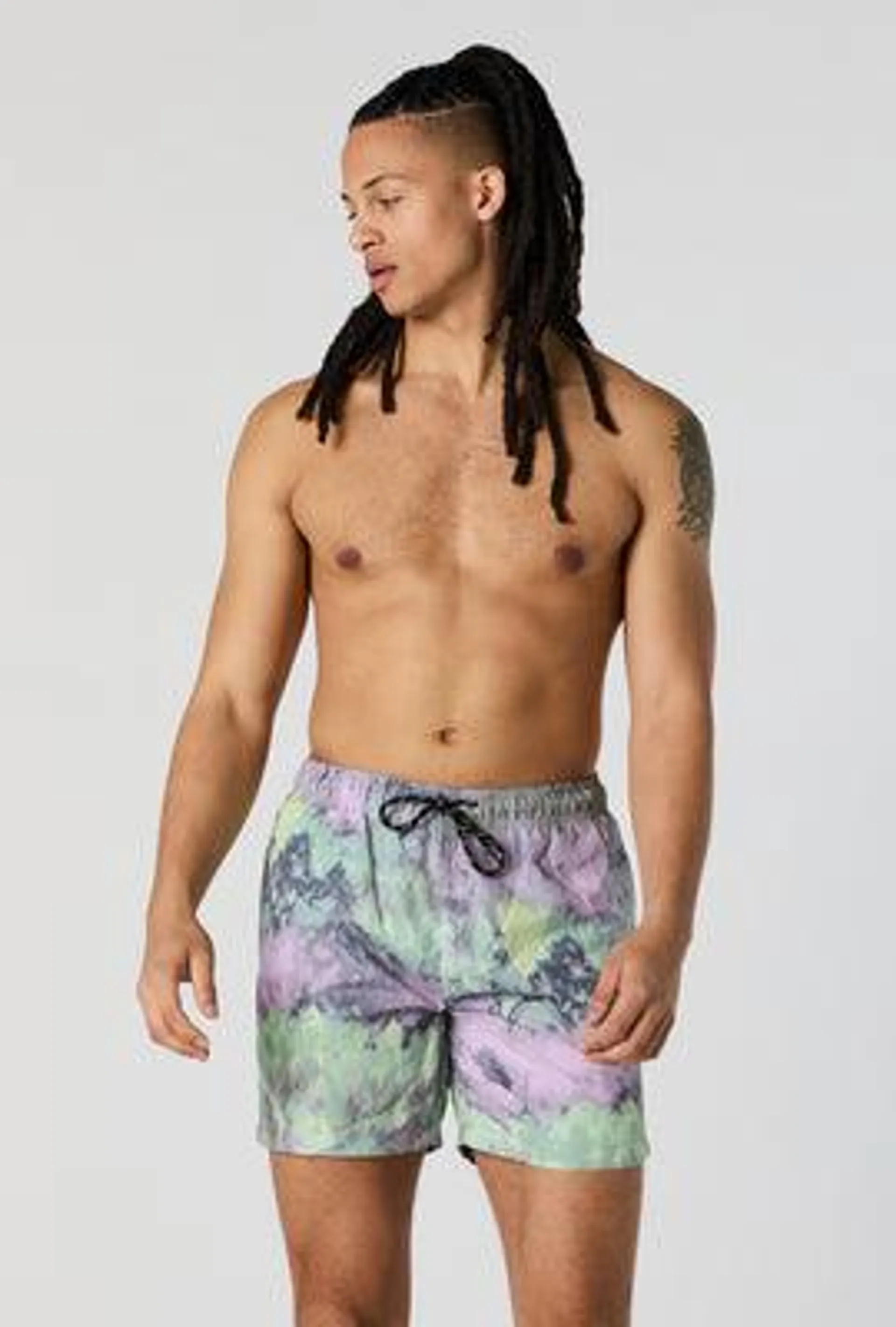 Tie Dye Print Board Short