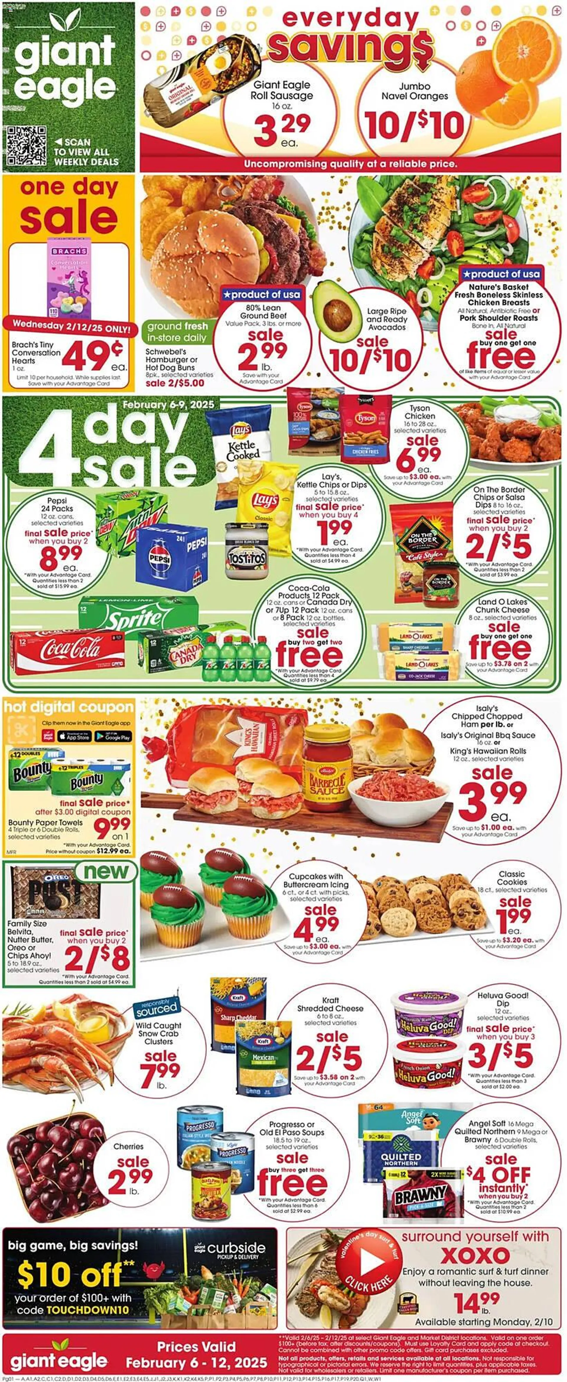 Catálogo de Giant Eagle Weekly Ad 6 de febrero al 12 de febrero 2025 - Página 1