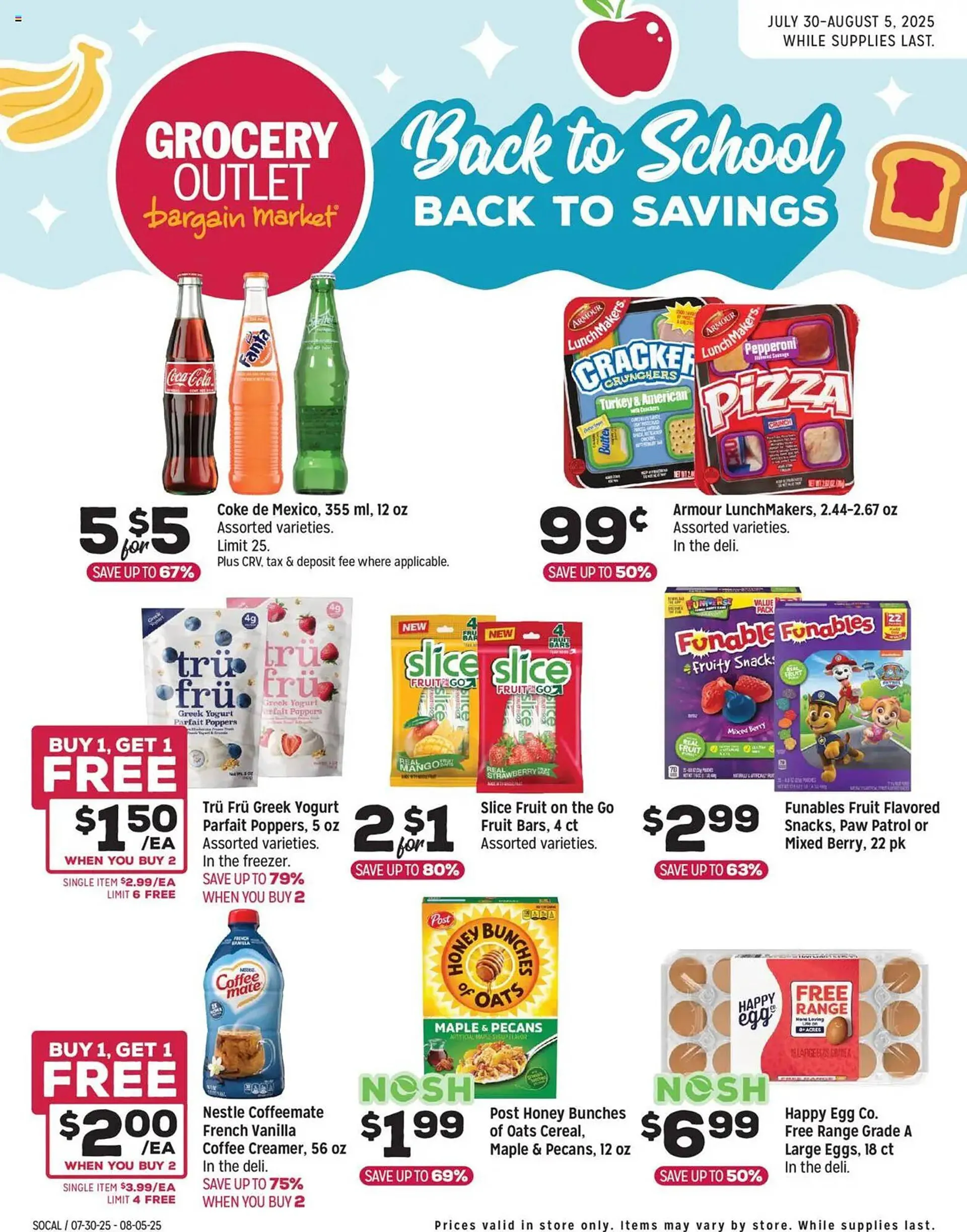 Weekly ad Grocery Outlet Weekly Ad from July 30 to August 5 2025 - Page 1