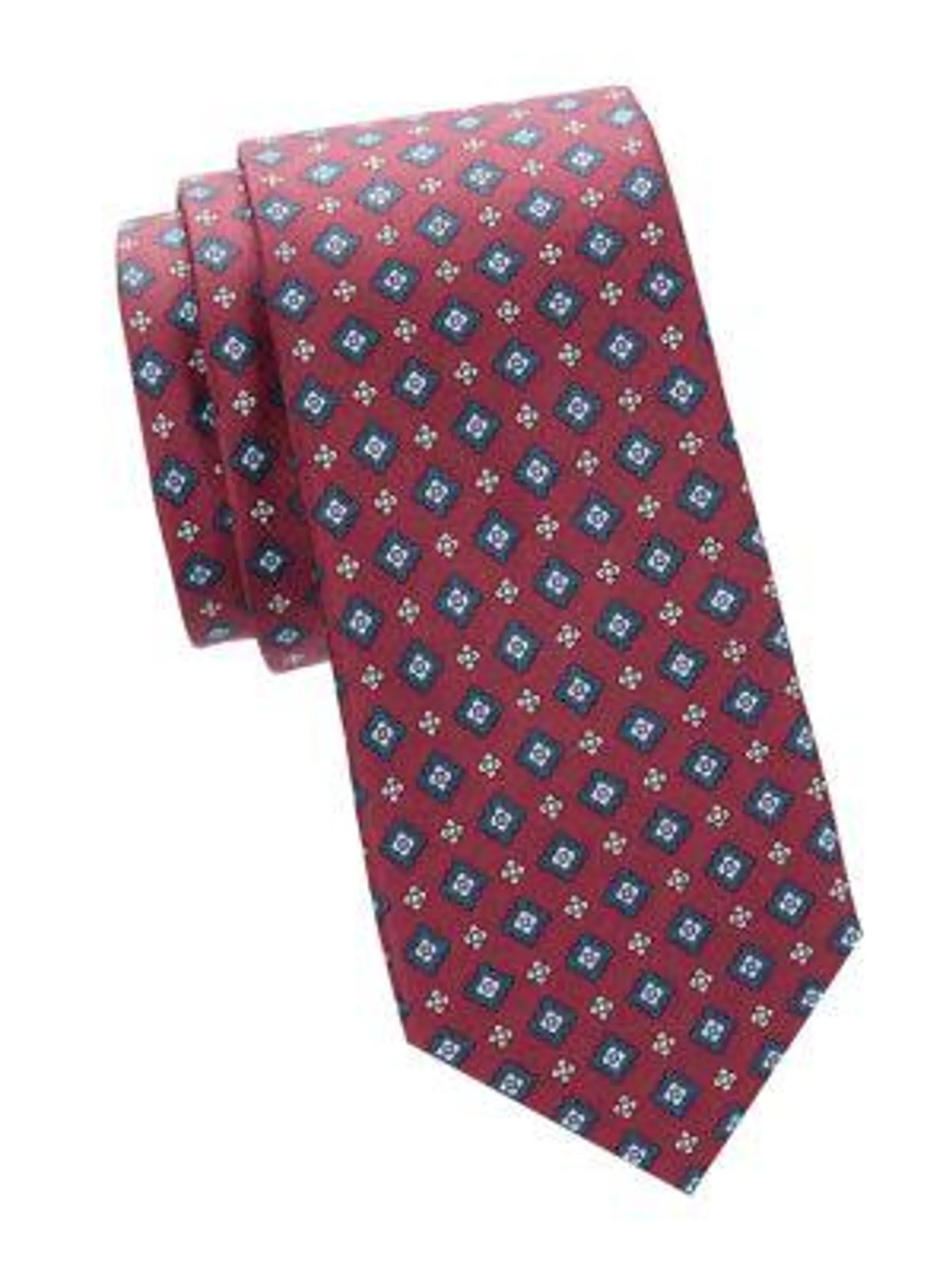 Medallion Silk Tie