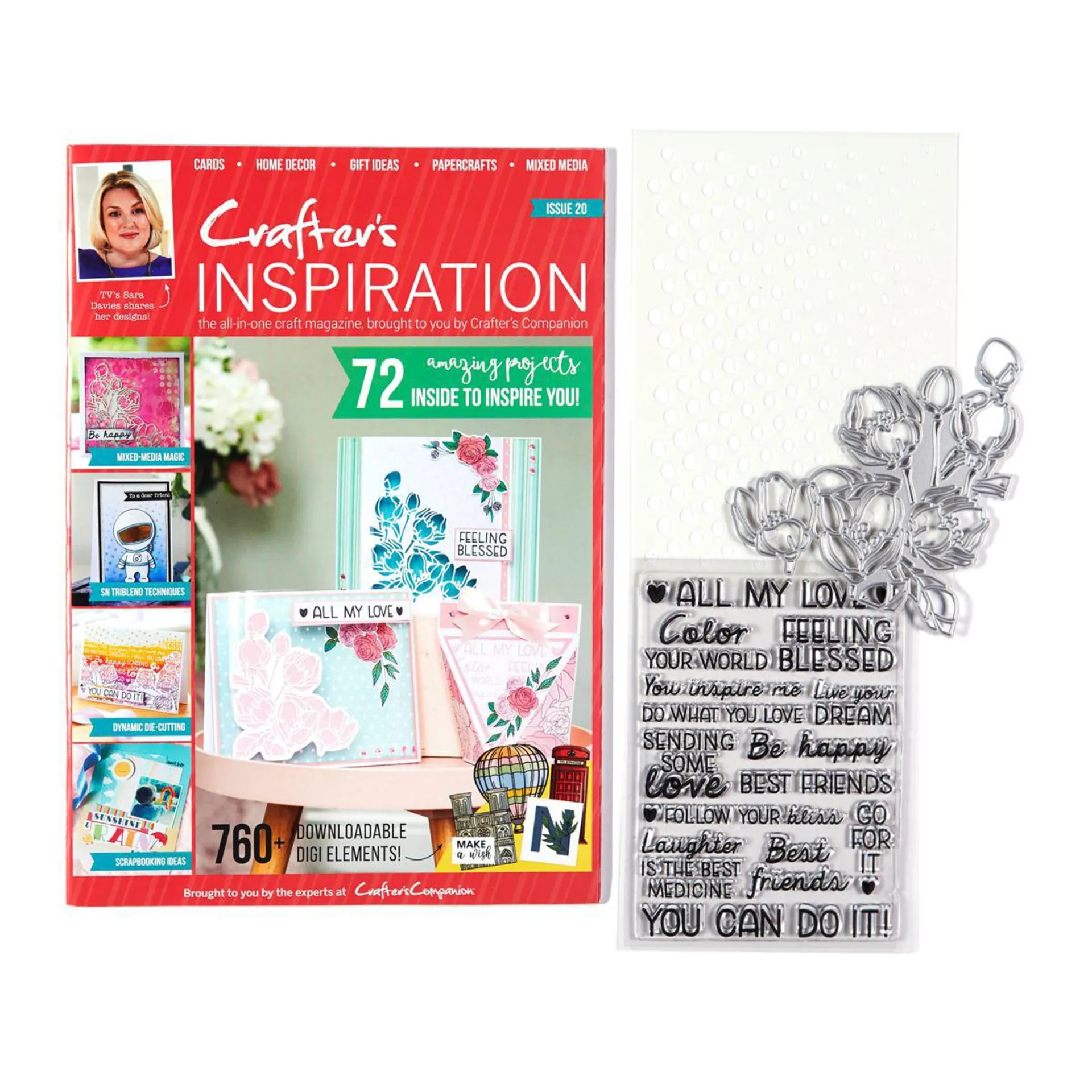 Crafter's Companion Spring Inspiration Magazine #20 & Kit