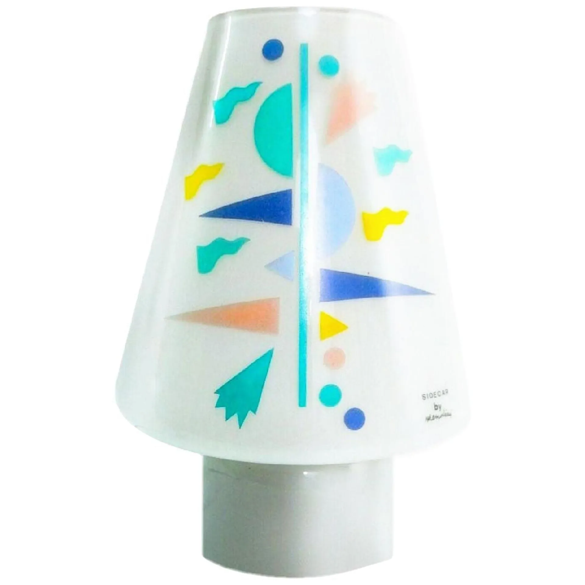 Alessandro Mendini Artemide Sidecar Table Lamp Murano Glass Postmodern