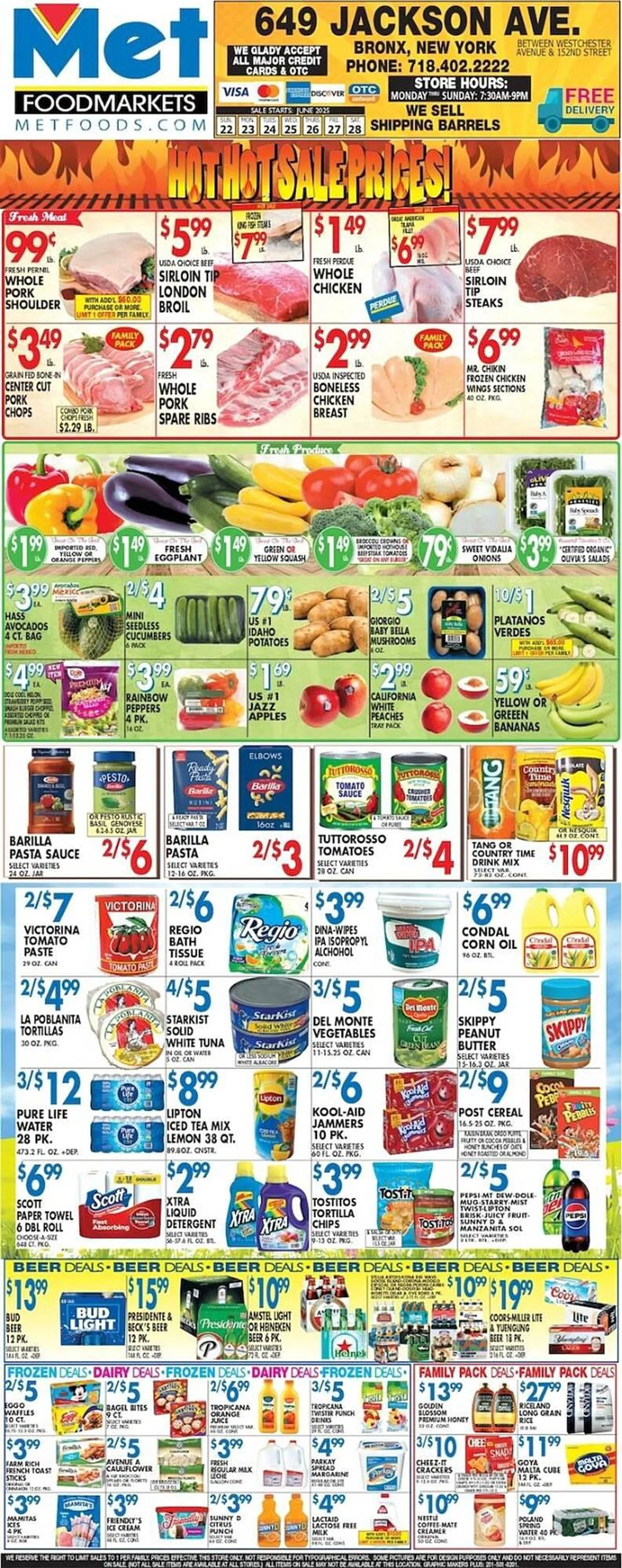 Weekly ad Met Foodmarkets Weekly Ad from June 22 to June 28 2025 - Page 1